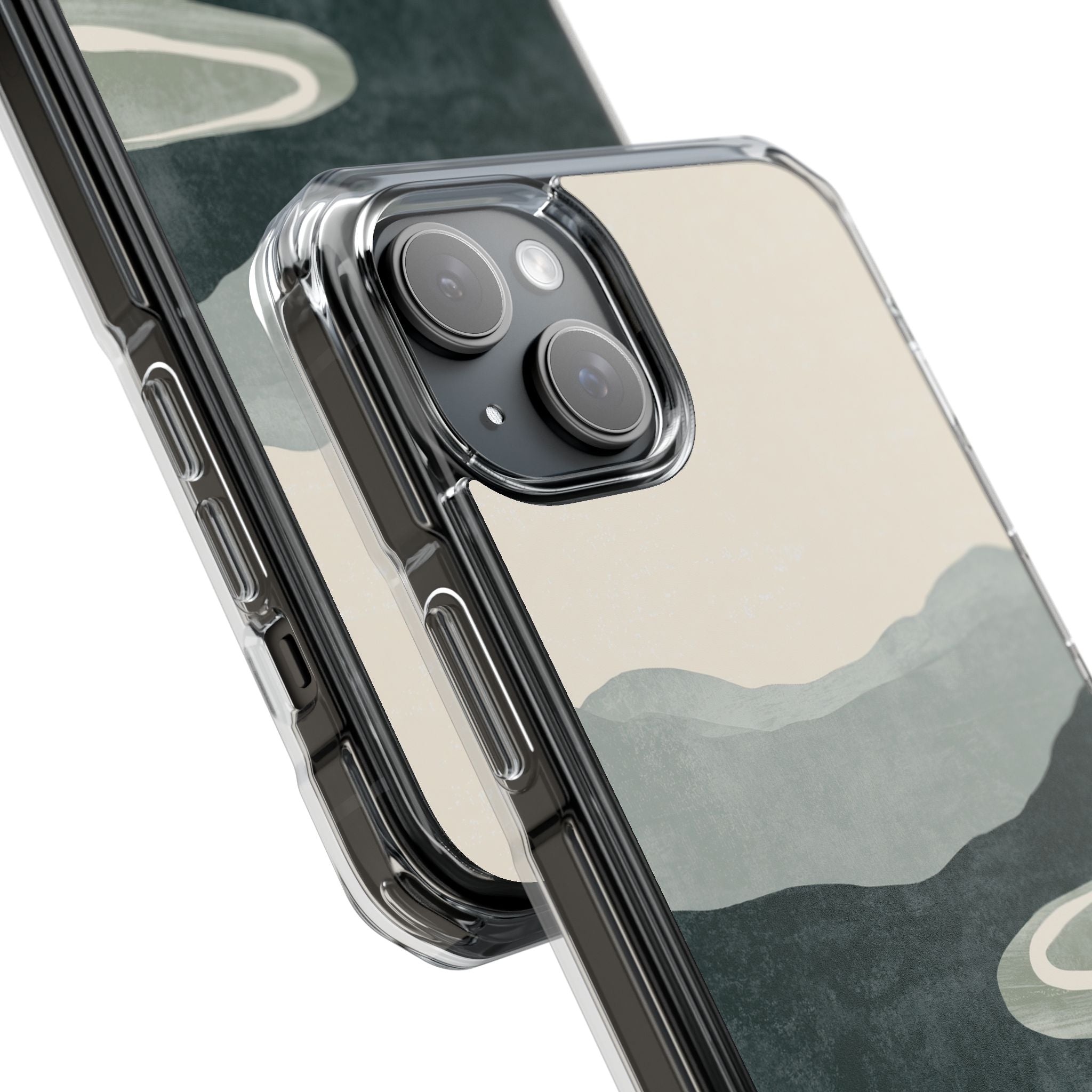 Green Impact MagSafe Phone Case for iPhone - Misty Sage Valley