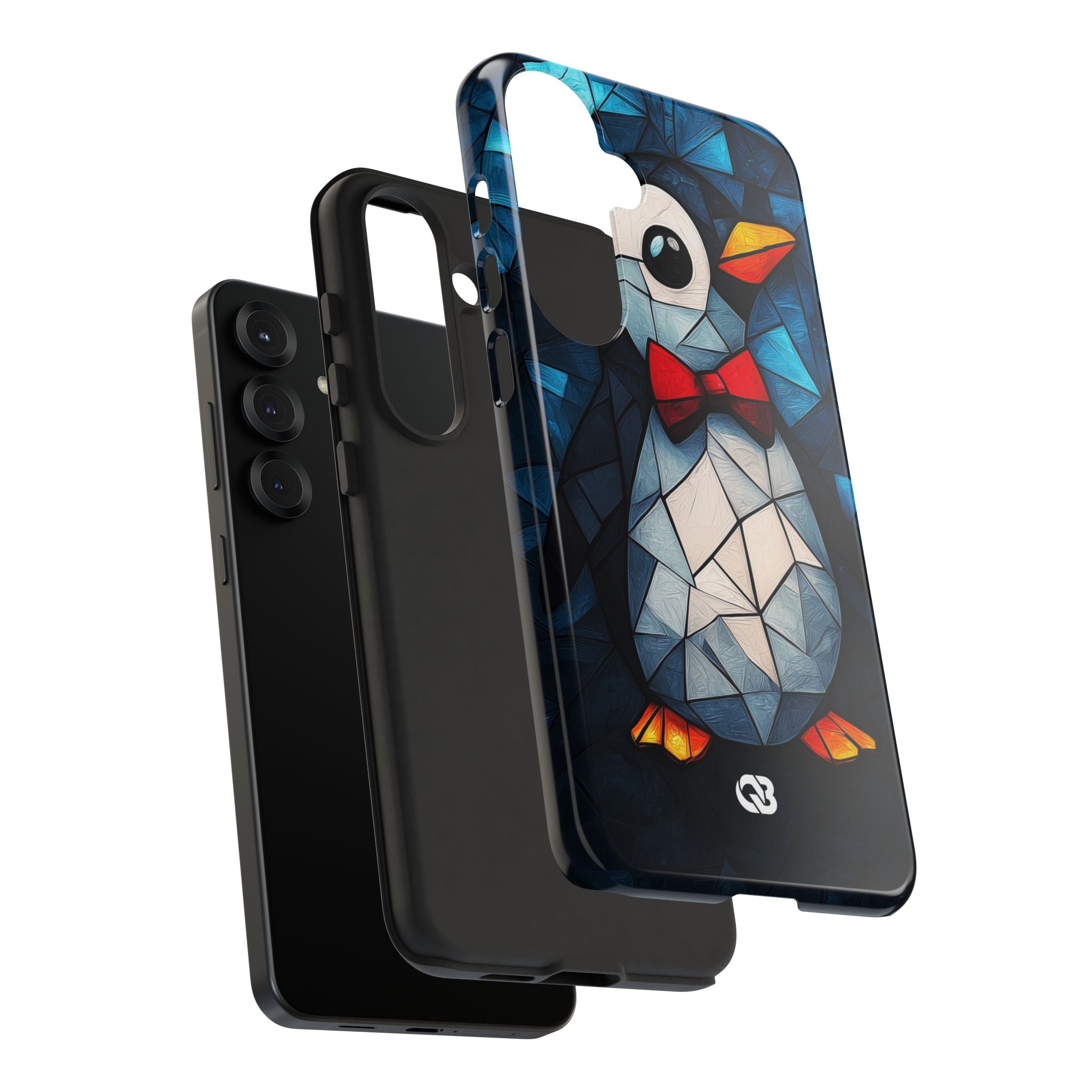 Mosaic Bowtie Penguin · Tough Hoesje voor Samsung