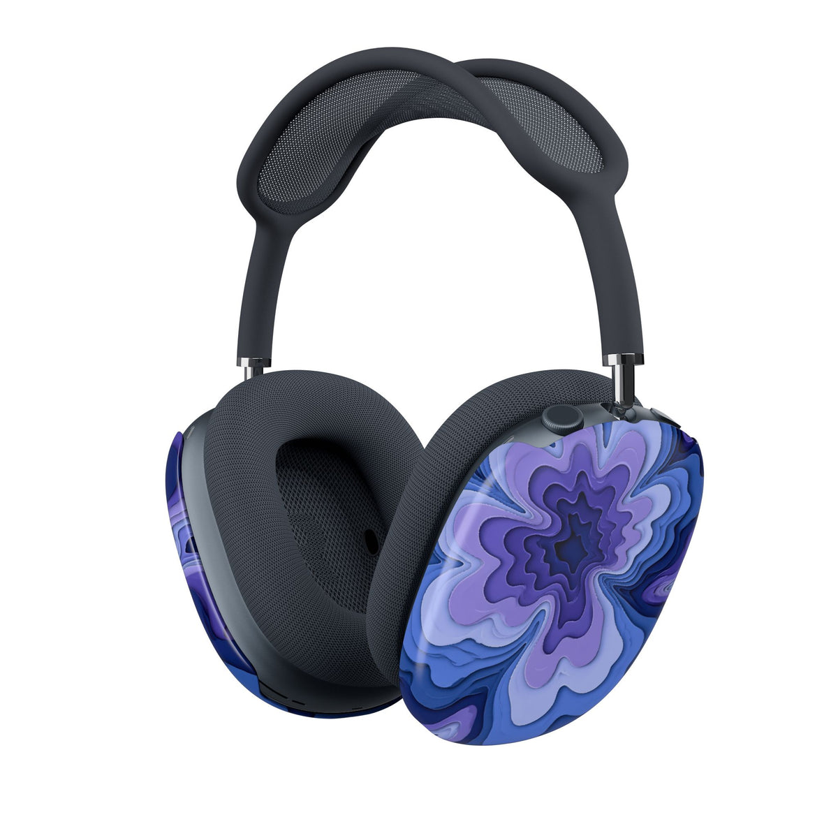 Periwinkle Strata Bloom · Hard Case for AirPods Max · Purple