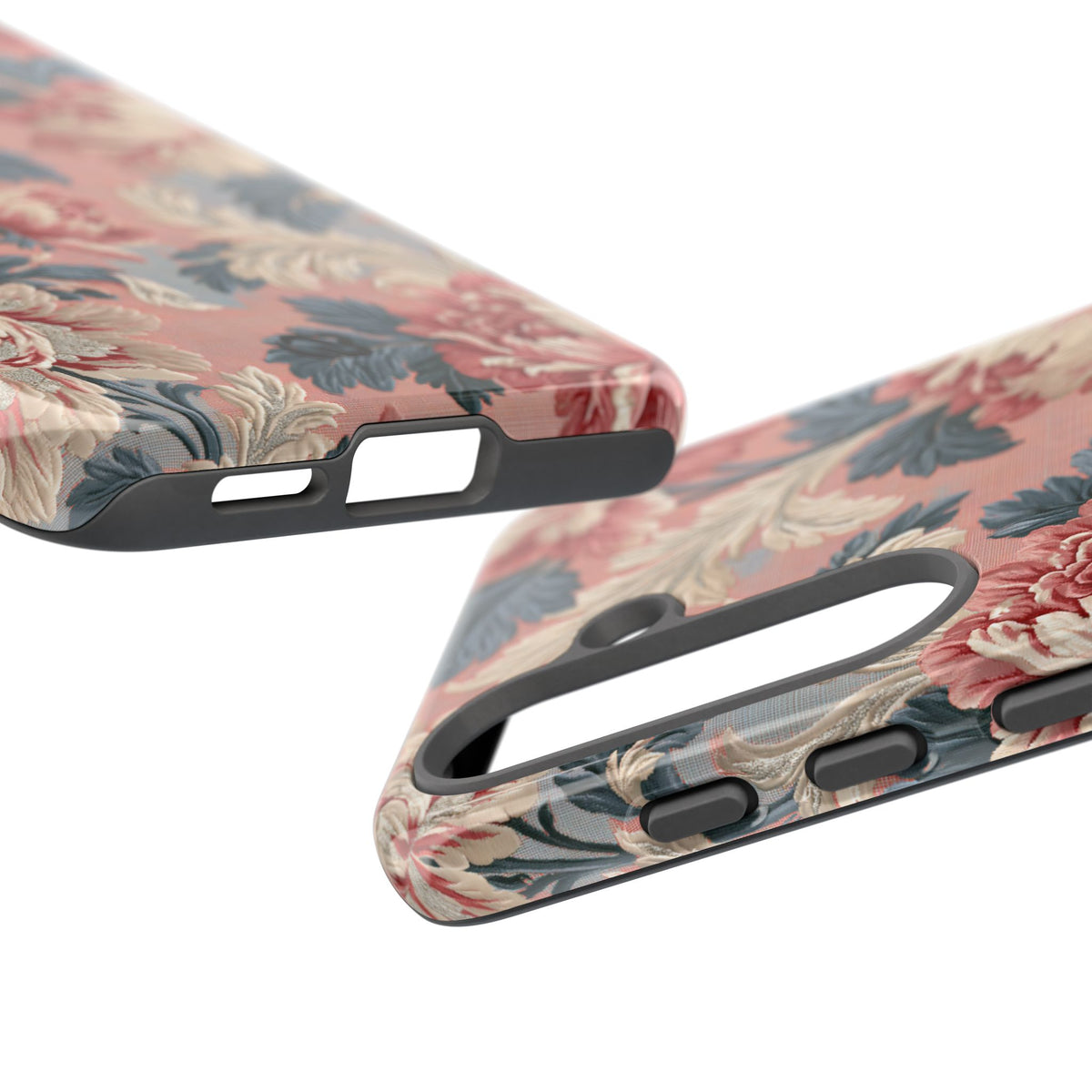 Blush Peony Jacquard · Tough Phone Case for Samsung · Pink