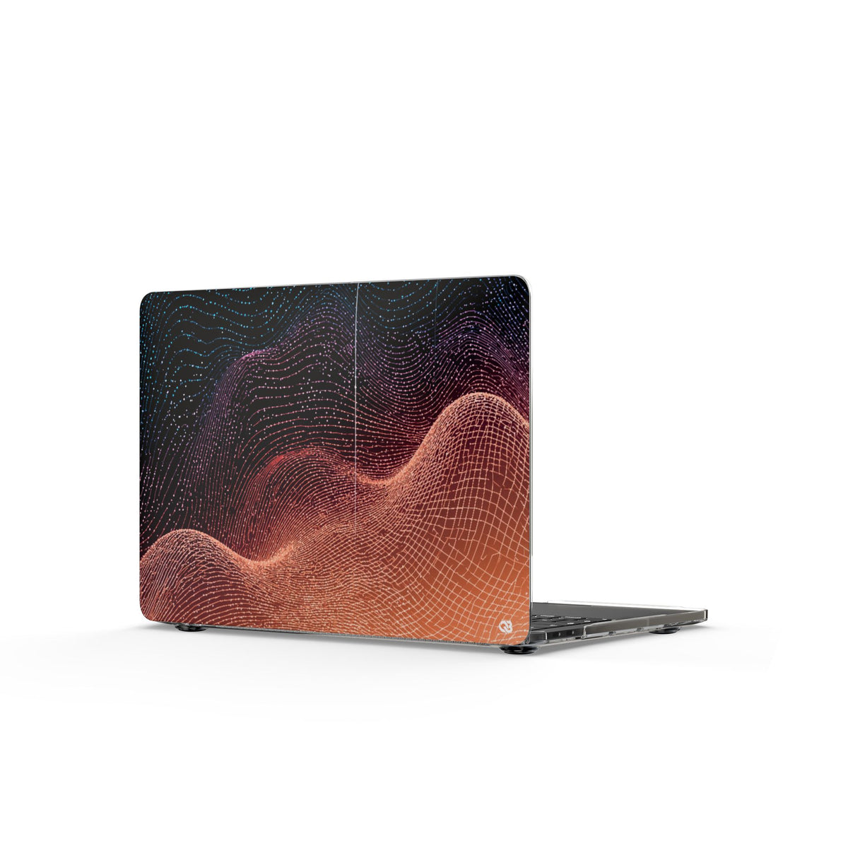 Spectral Elevation · Clear Hard Case for MacBook · Orange