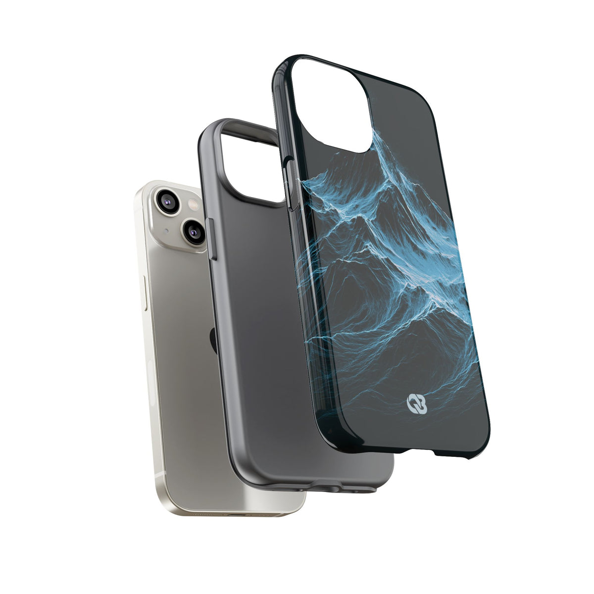 Nordic Frost Peak · Tough Phone Case for iPhone · Blue