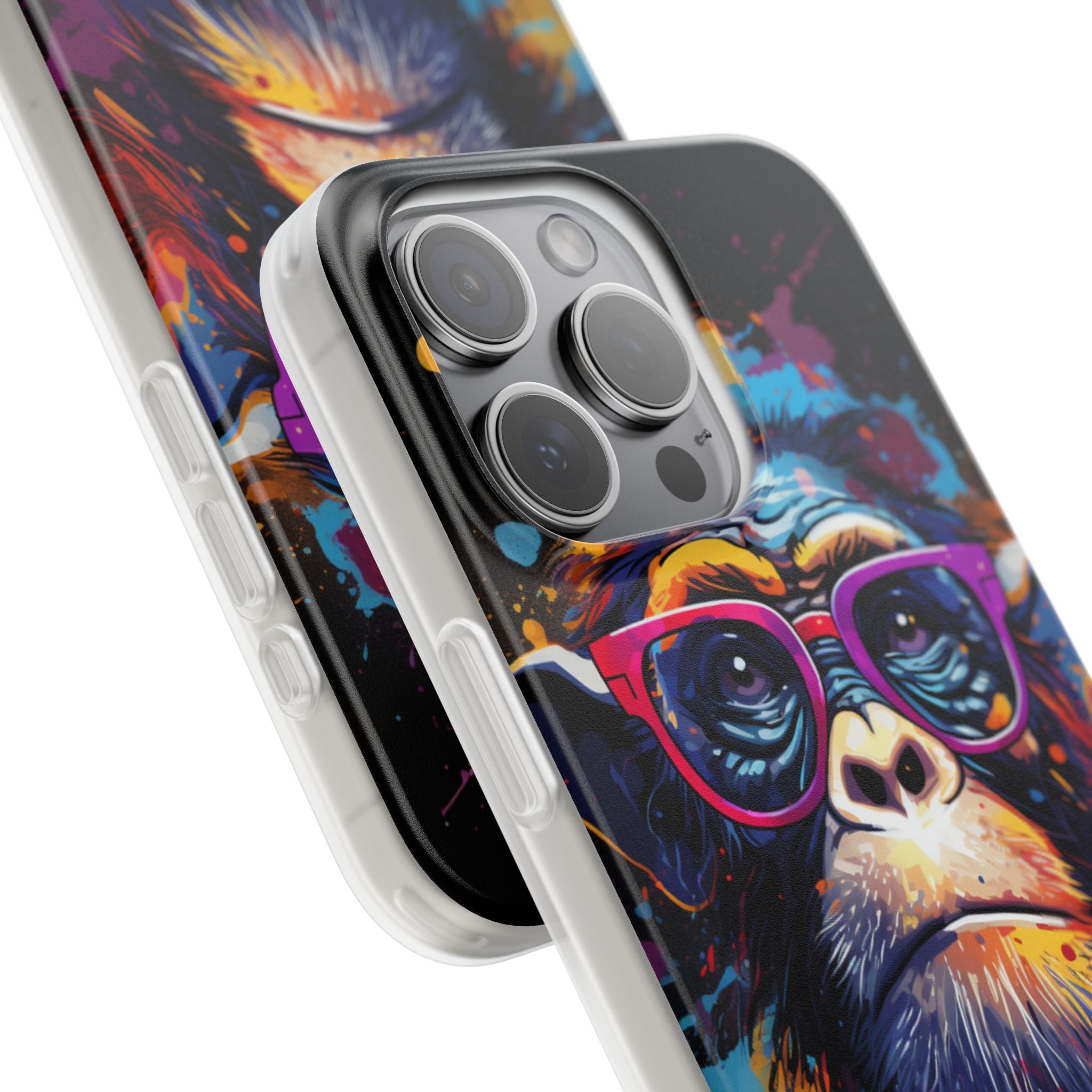 Neon Splatter Primate · Soft