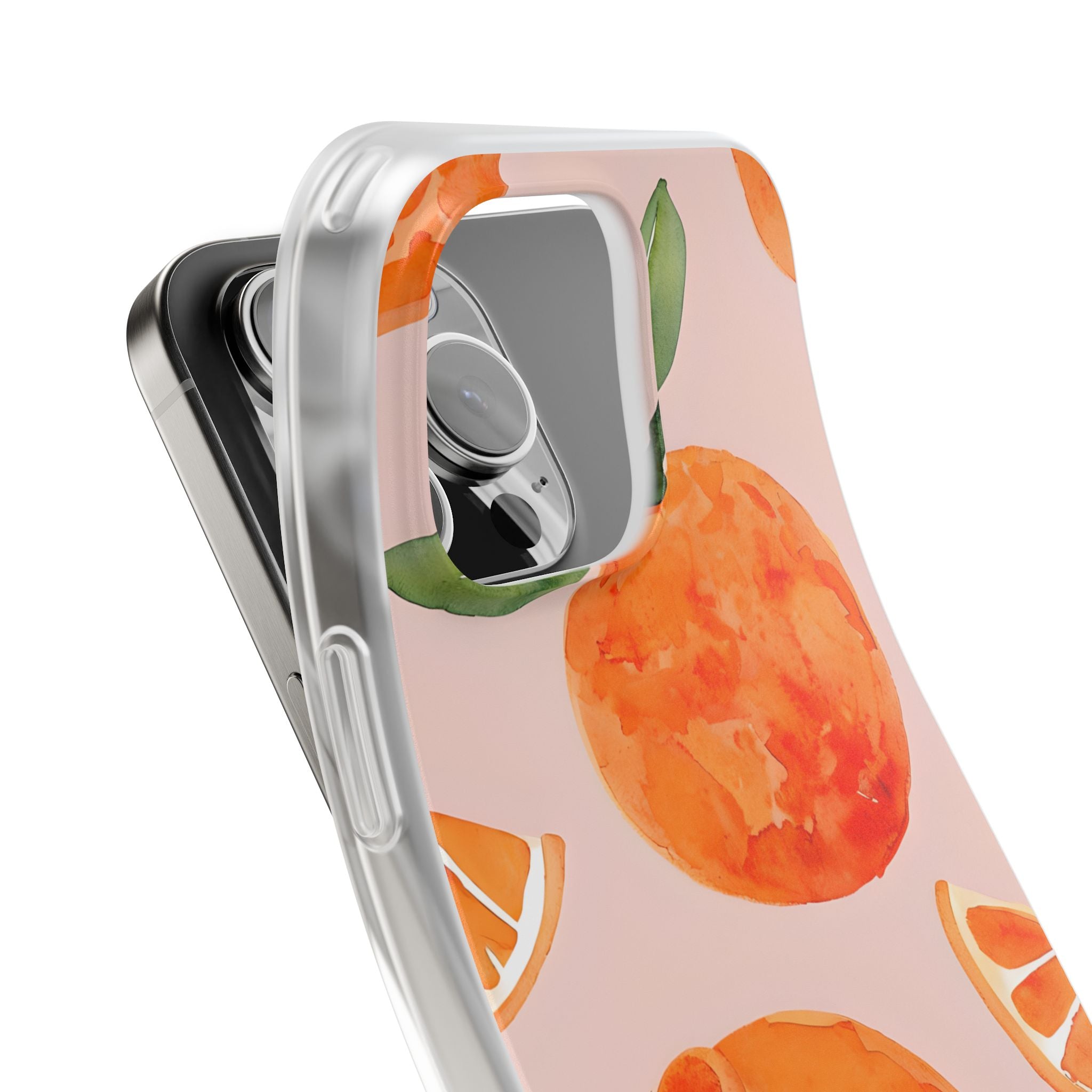 Sunkissed Orange Harvest · Soft Case na telefon dla iPhone