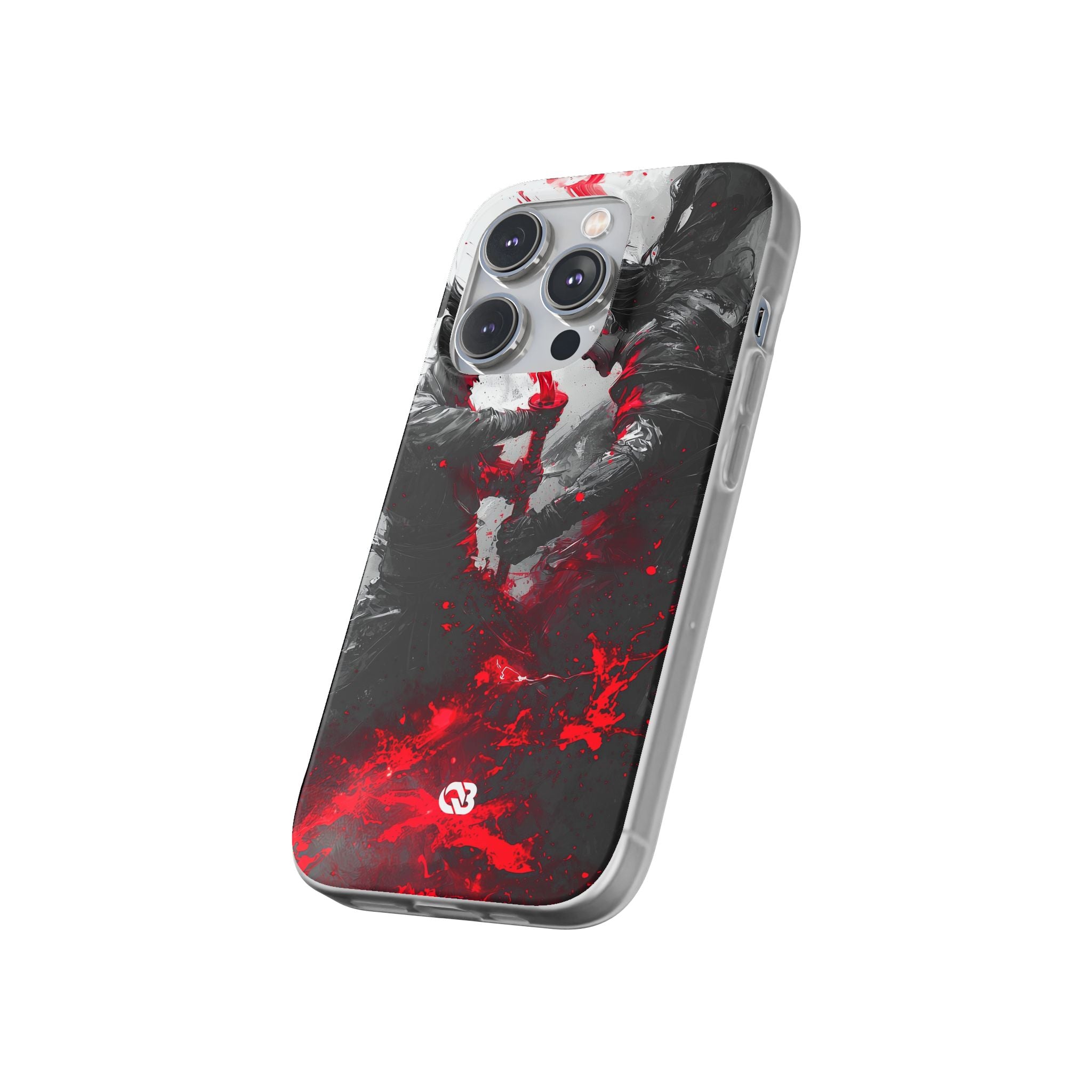 Σπασμένο Κόκκινο Διπλό · Soft Θήκη για iPhone