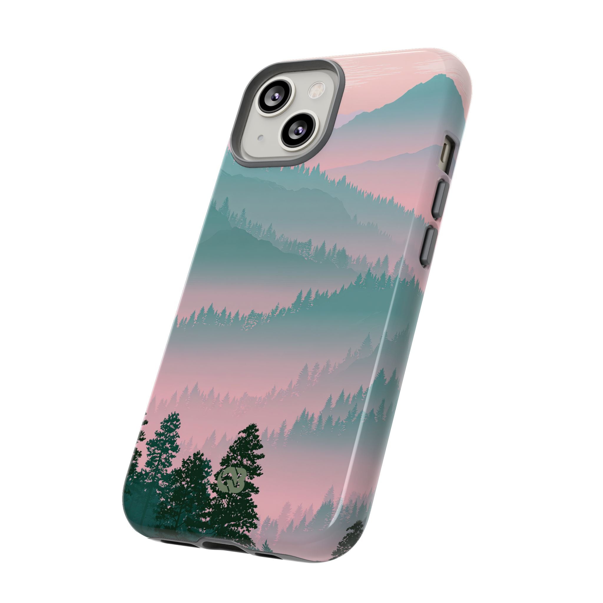 Teal Tough Phone Case for iPhone - Alpine Mist Teal