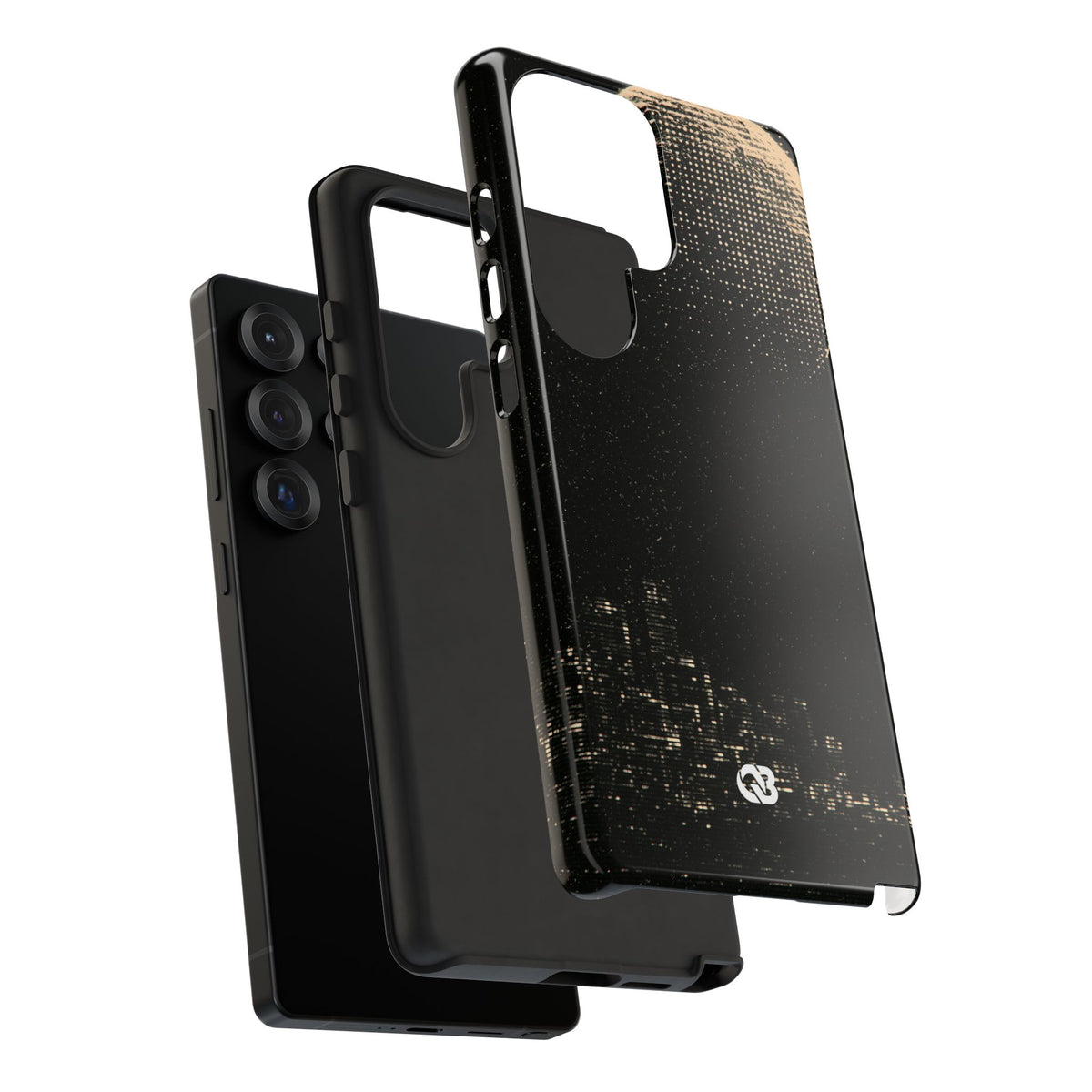 Lunar Metropolis Nocturne · Tough Phone Case for Samsung · Black