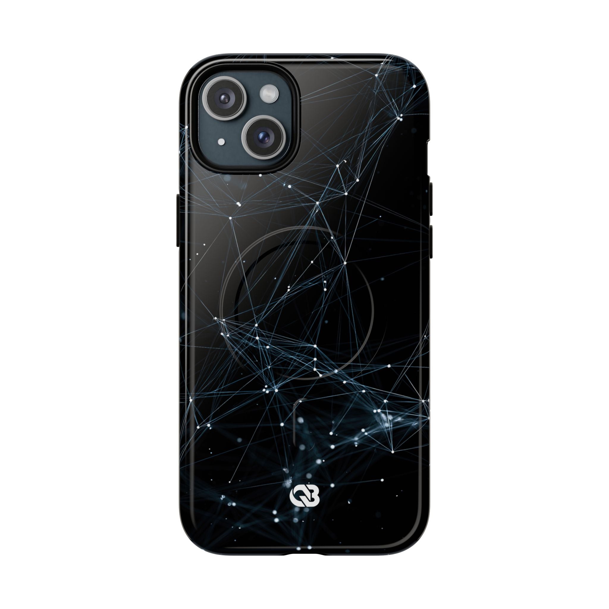 Black Tough 2.0 Magsafe Phone Case for iPhone - Arctic Neural Mesh
