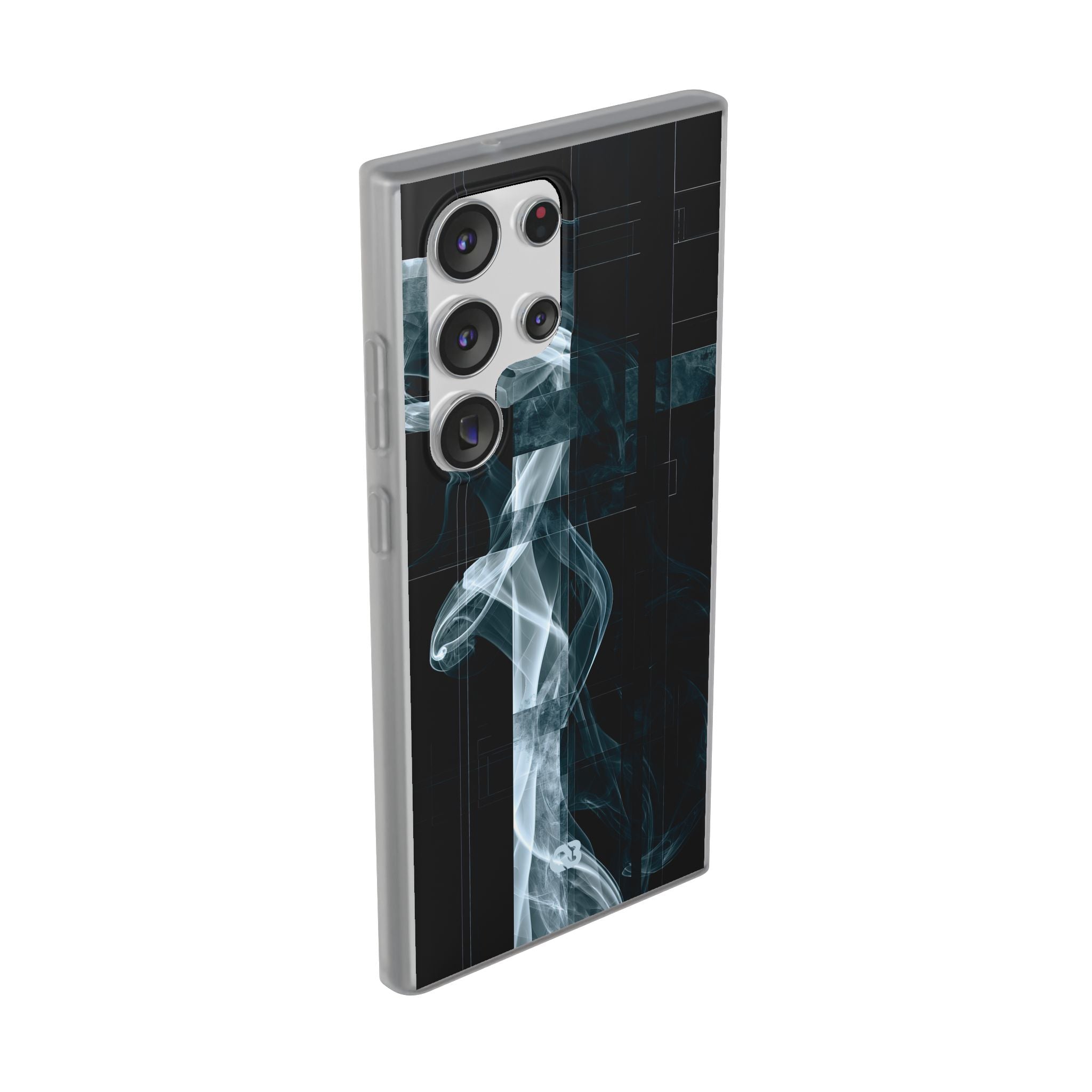 Black Lite Phone Case for Samsung - Arctic Vapor Grid