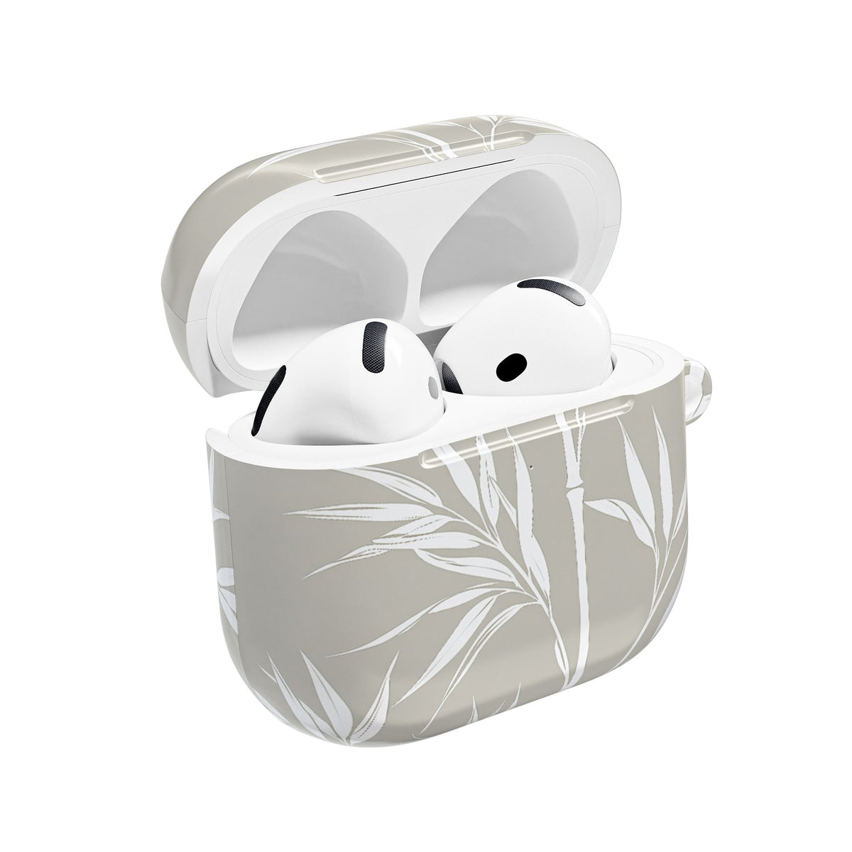 Serene Bamboo · Hard Case for AirPods & AirPods Pro · Beige