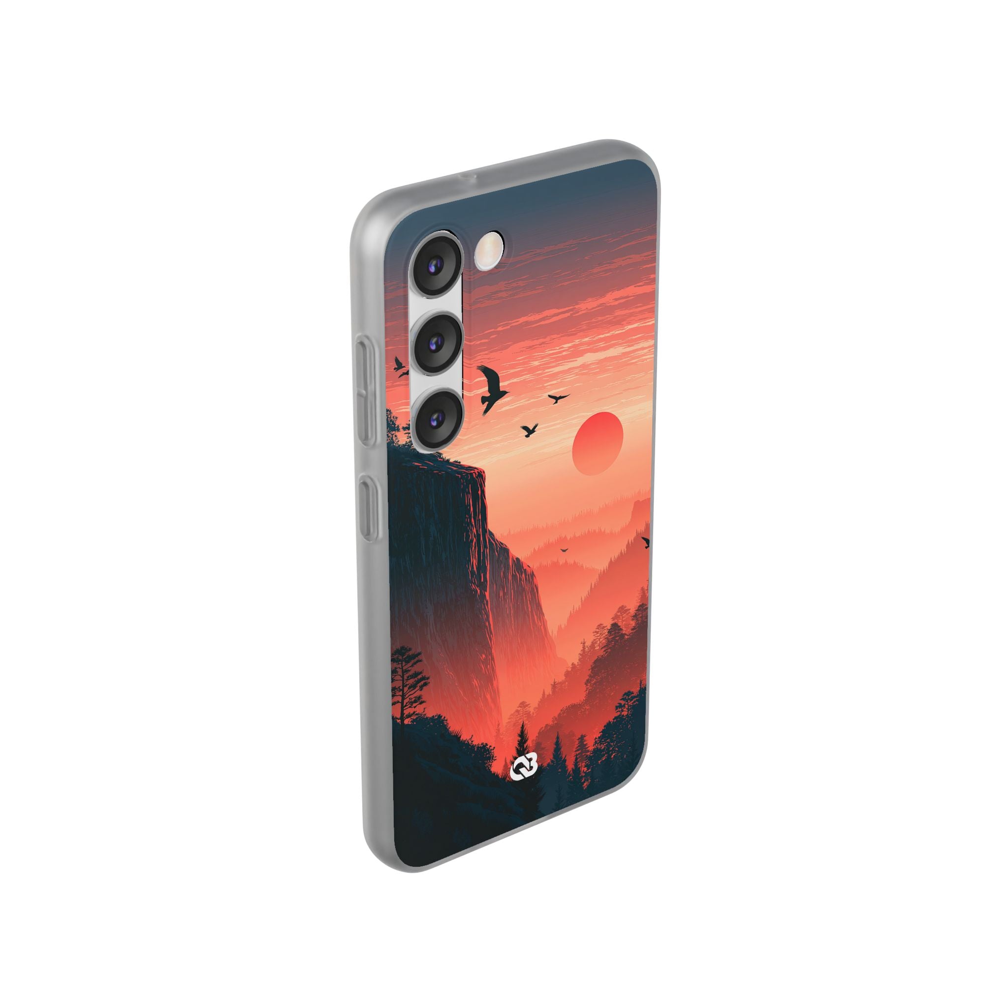 Orange Lite Phone Case for Samsung - Crimson Ridge Flight