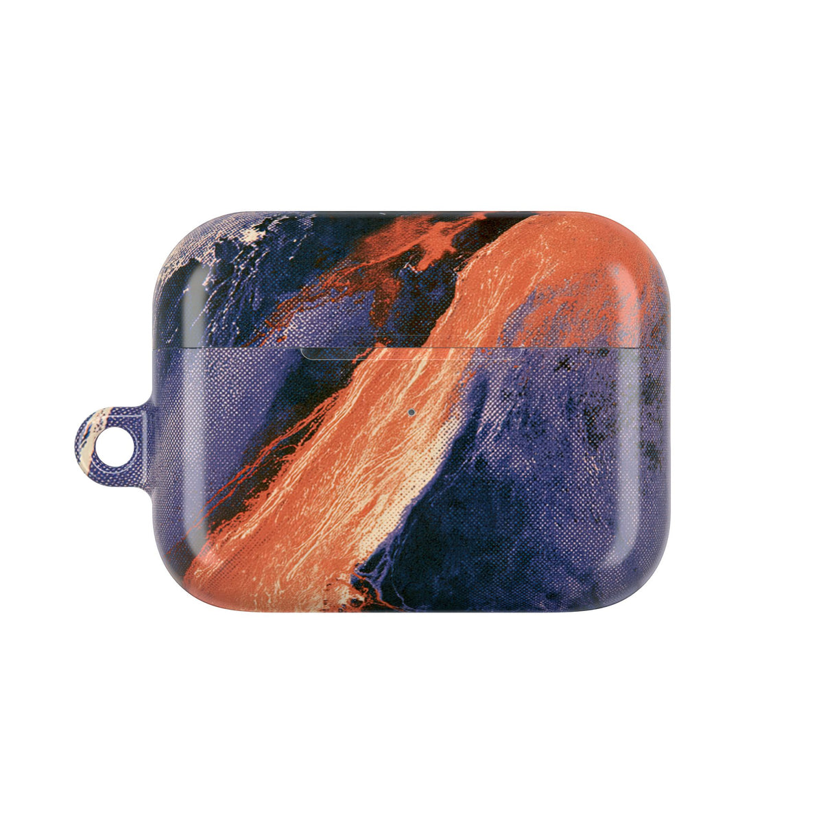 Solar Aura Drift · Hard Case for AirPods & AirPods Pro · Orange