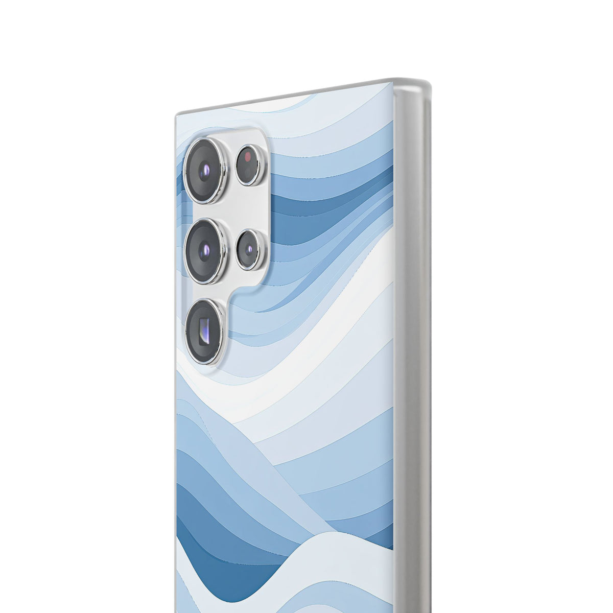 Blue Lite Phone Case for Samsung - Glacial Indigo Flow