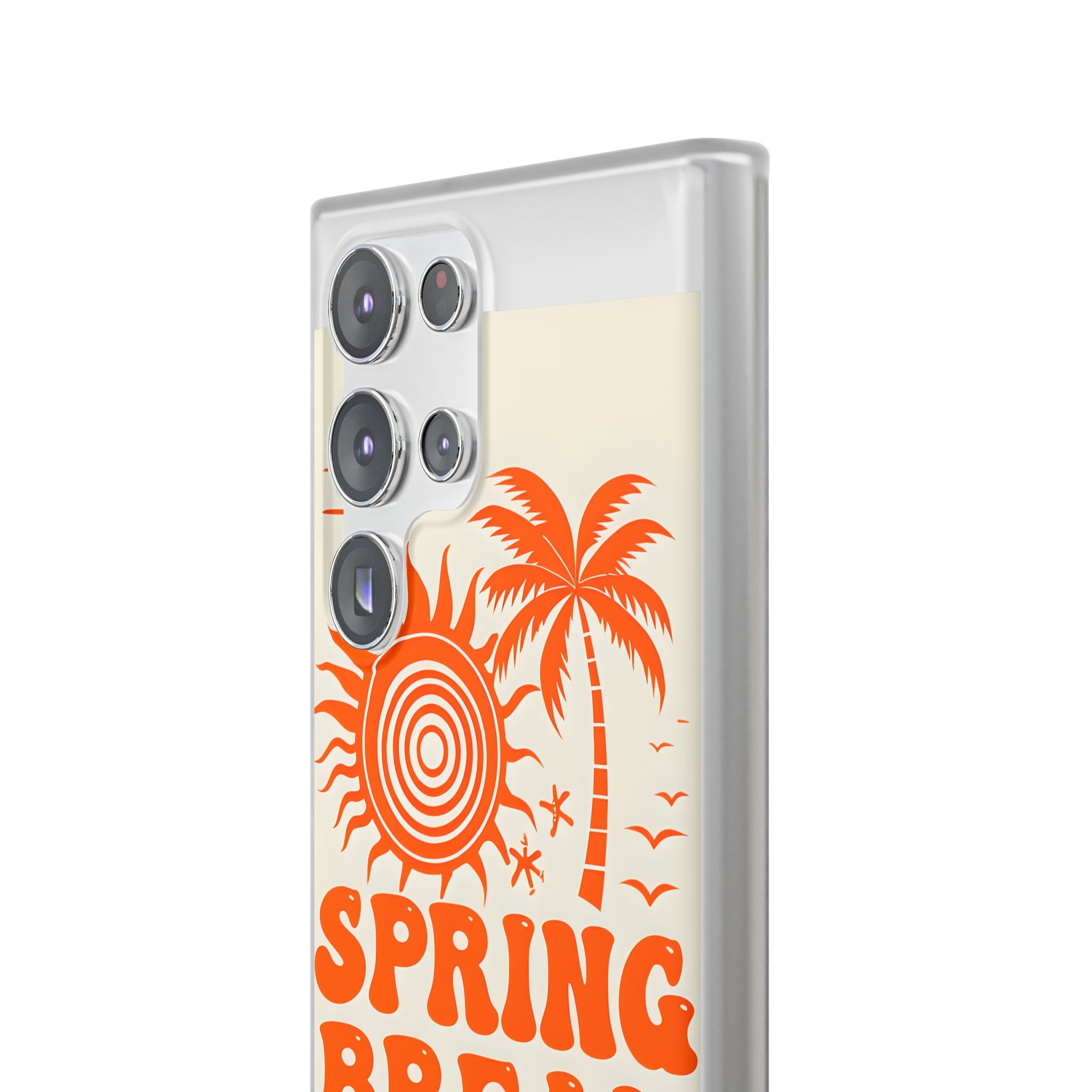 Retro Orange Tide · Soft Handyhülle für Samsung