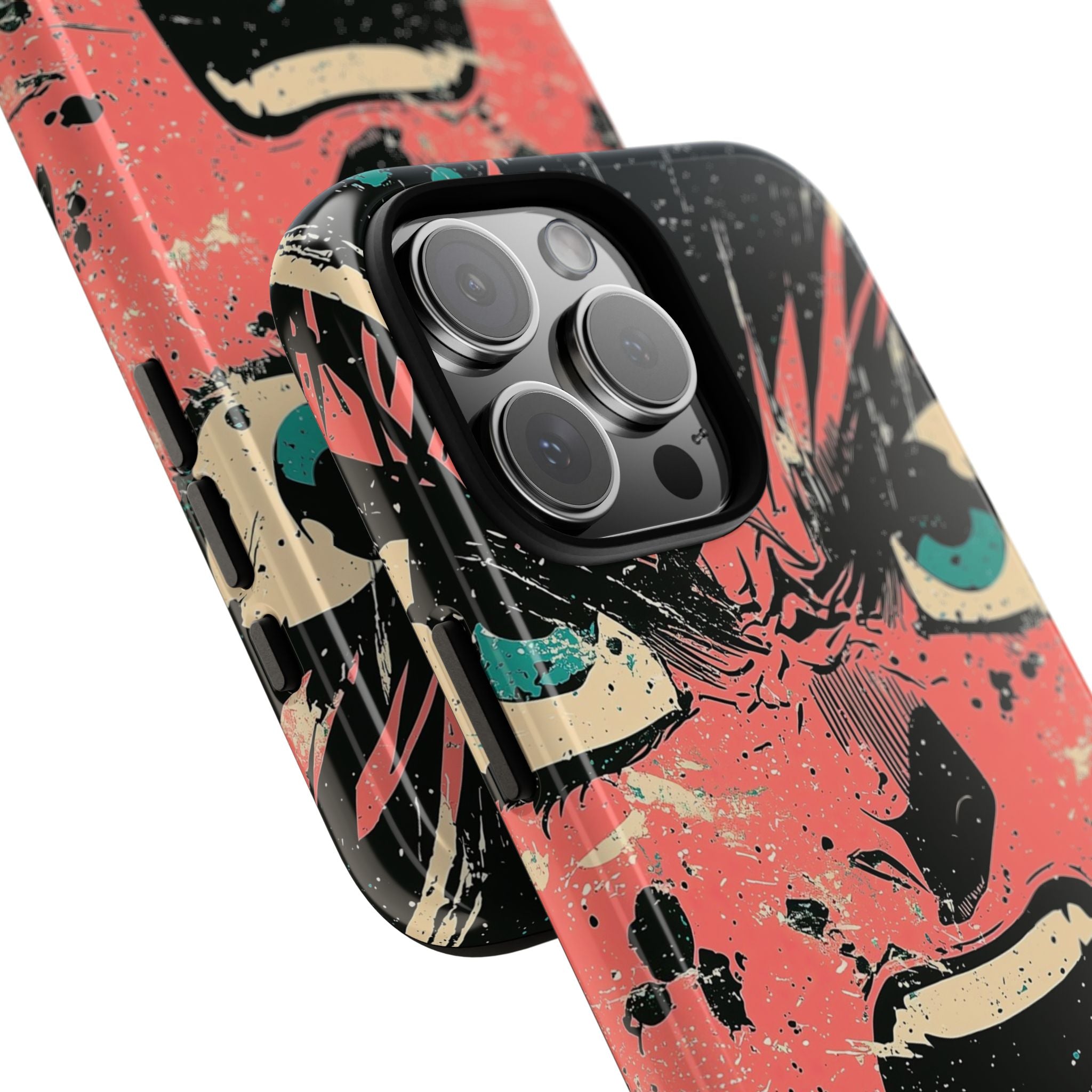 Screaming Face Roze iPhone 16 Pro Max Case - Tough