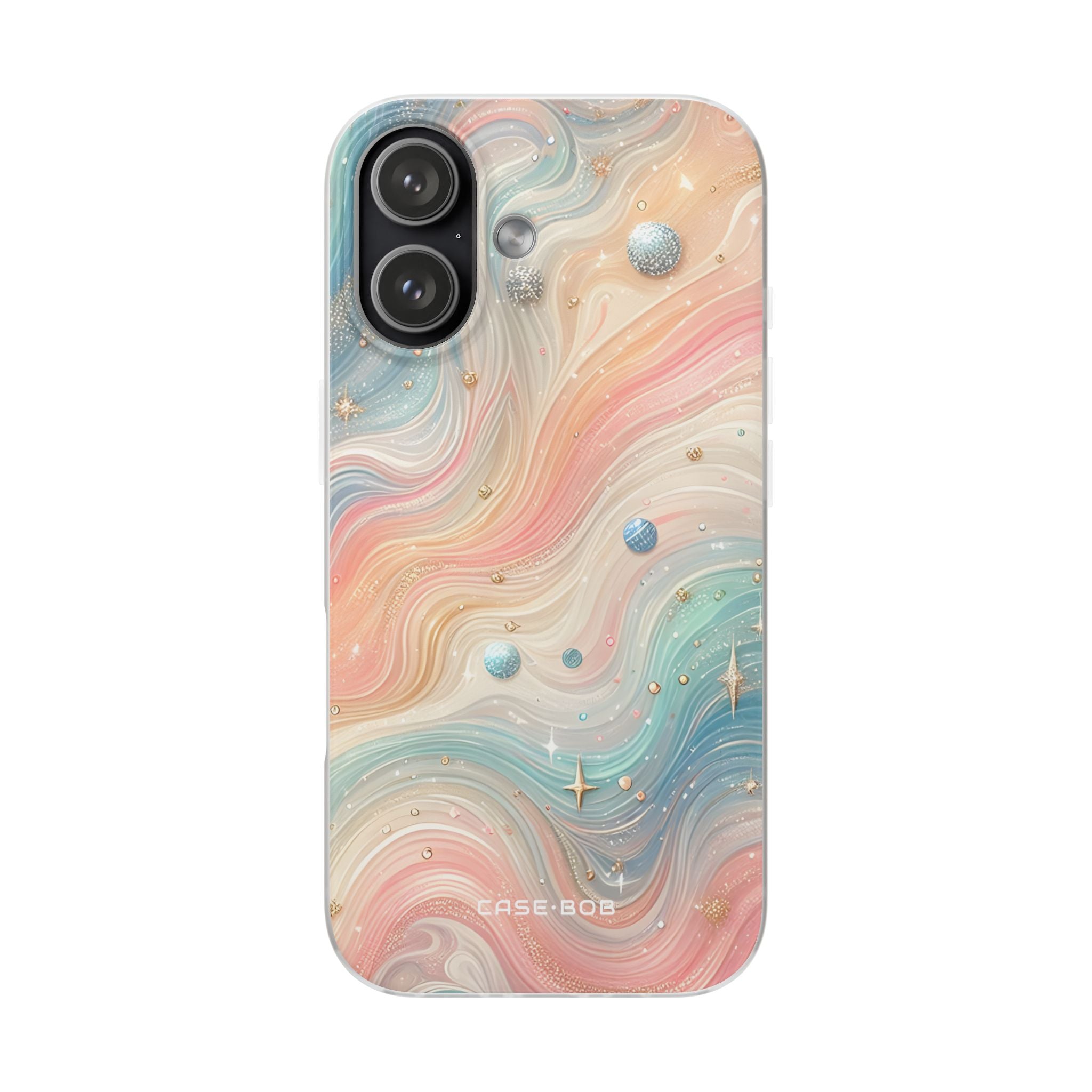 Iridescent Swirls iPhone 17 Case - Soft - CASE•BOB