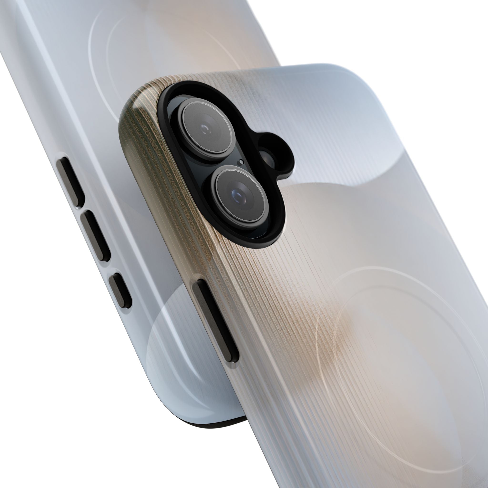 White Tough 2.0 Magsafe Phone Case for iPhone - Frosted Ribbed Sphere