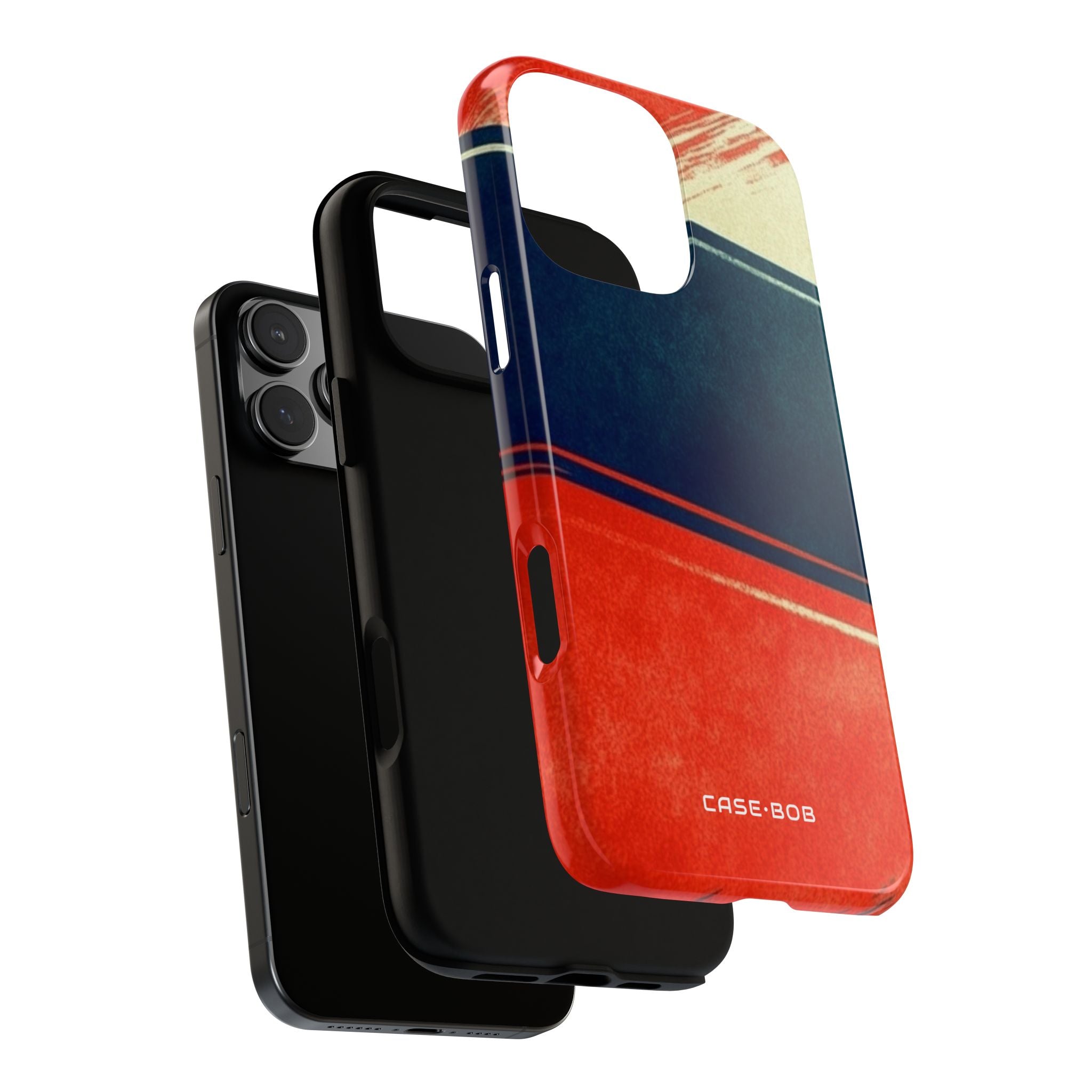 Blue Diagonal Motion iPhone 16 Pro Max Skal - Tough