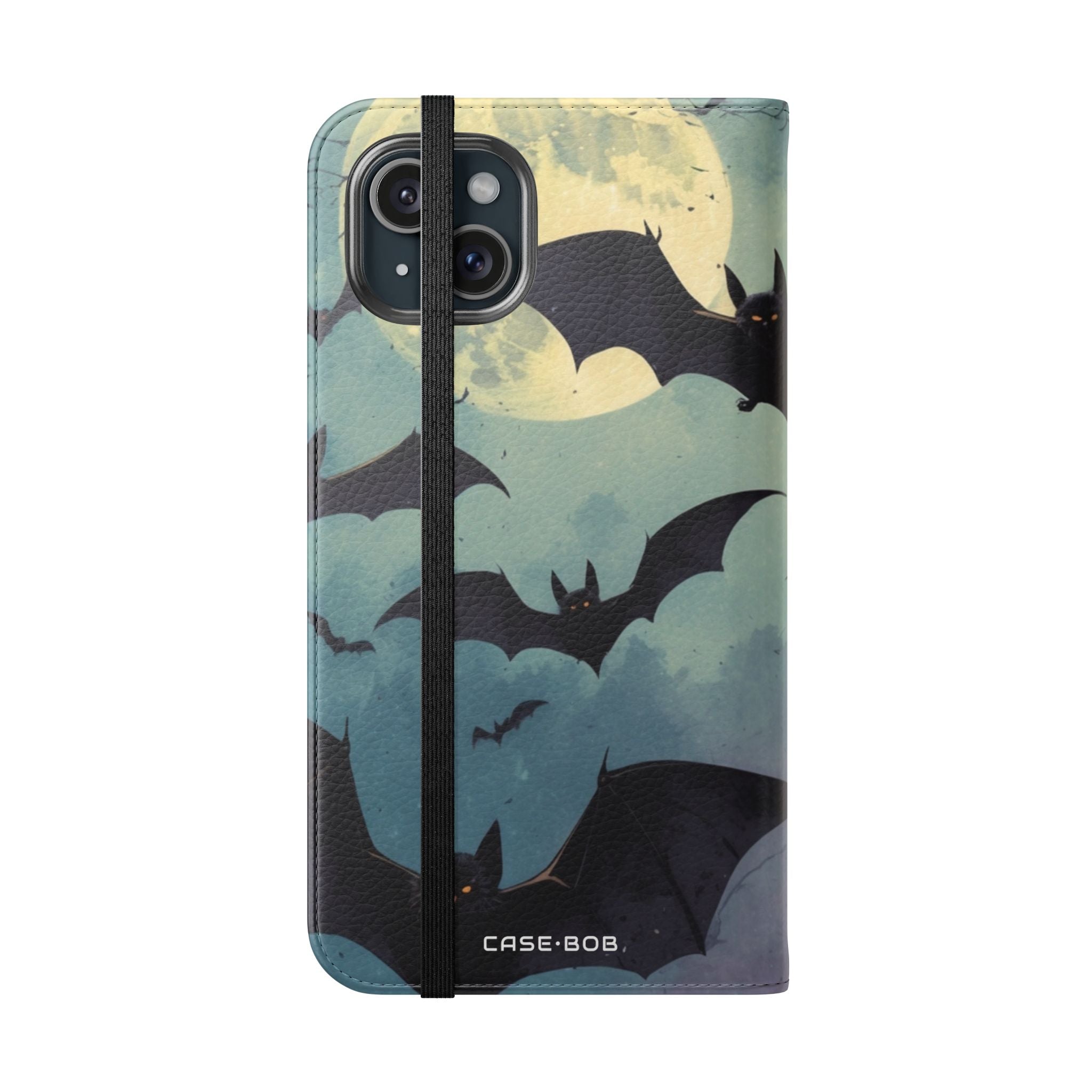 Glowing Bat Wings - iPhone 15 Plus Case - Wallet