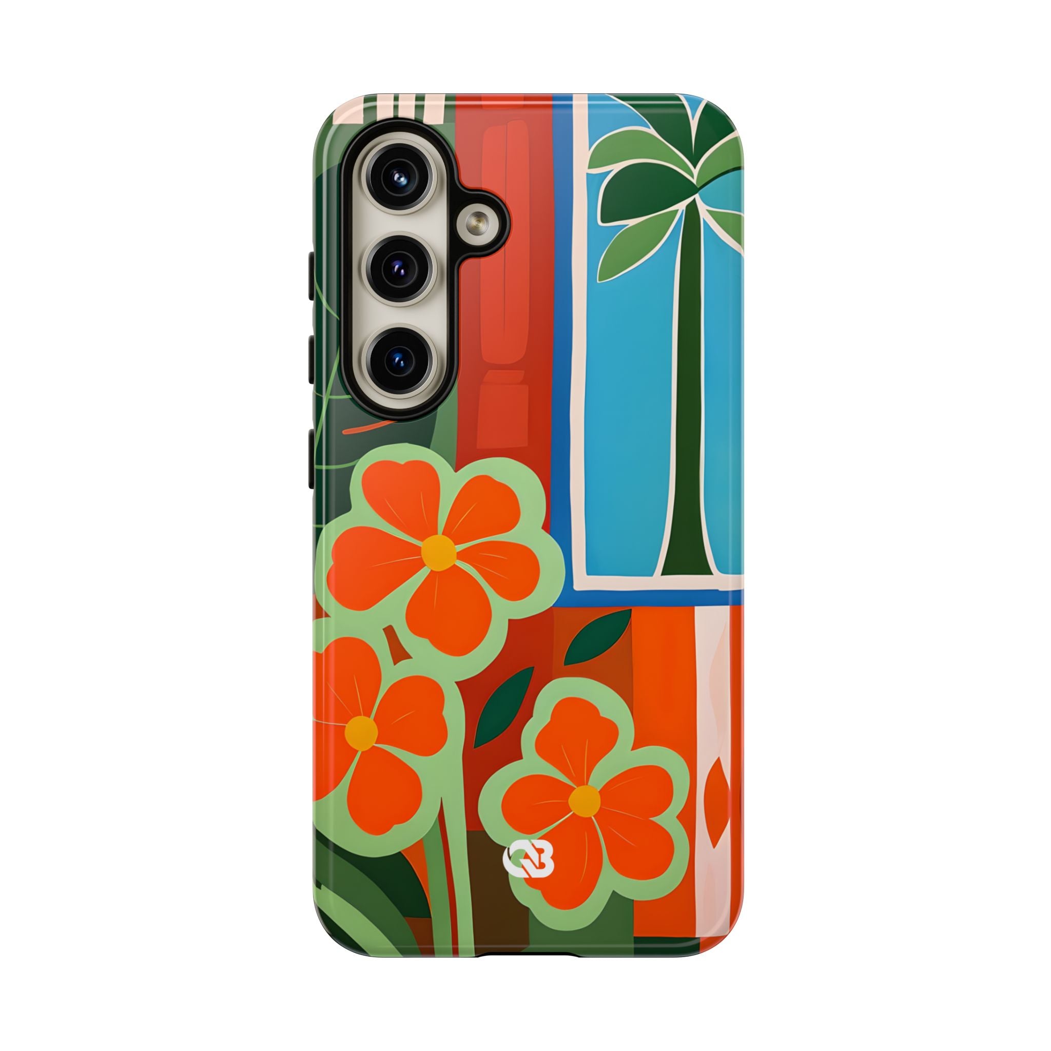 Vivid Jungle Collage · Tough Coque de téléphone pour Samsung