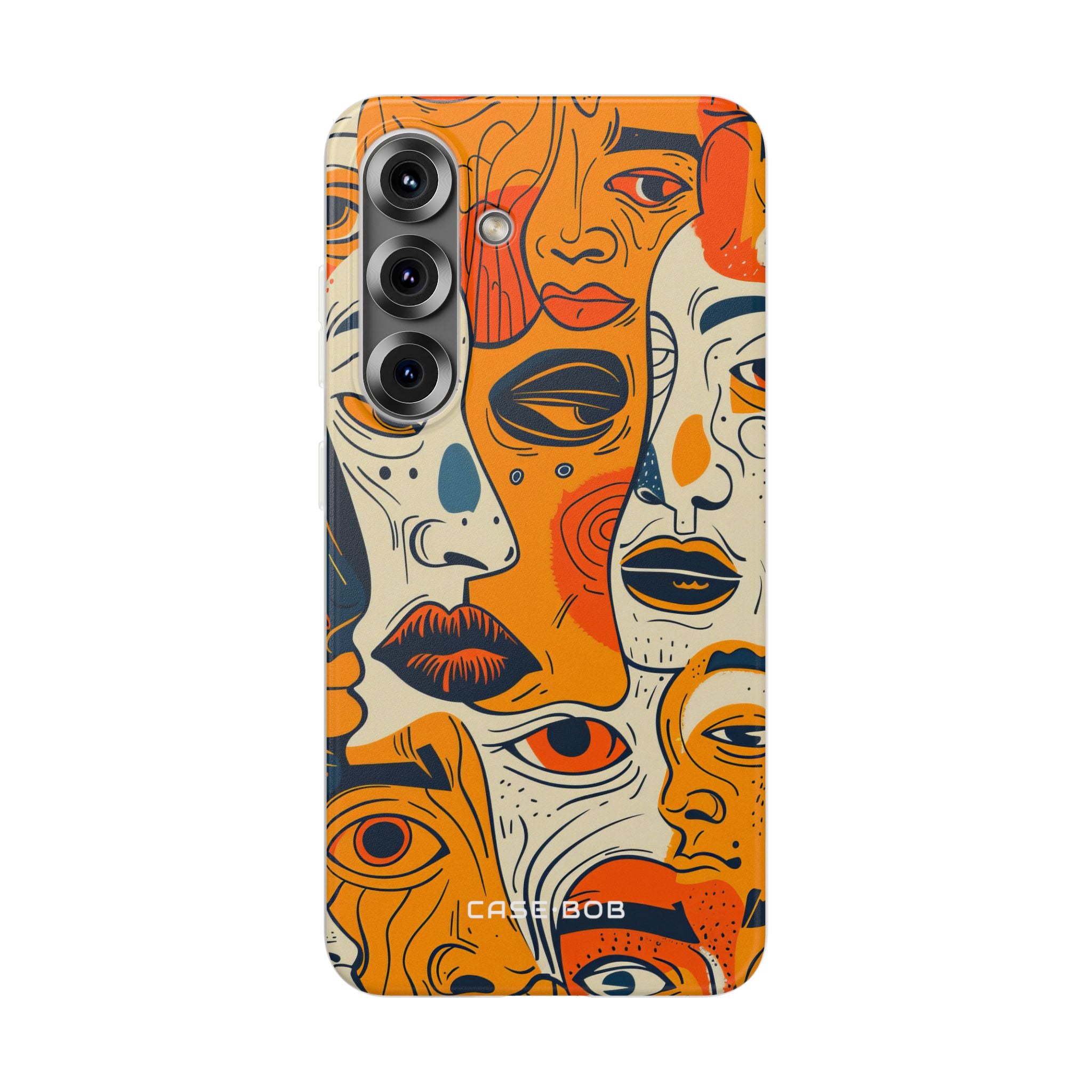 Verwickelte Gesichter Sonnenuntergang Samsung S25 Case - Soft