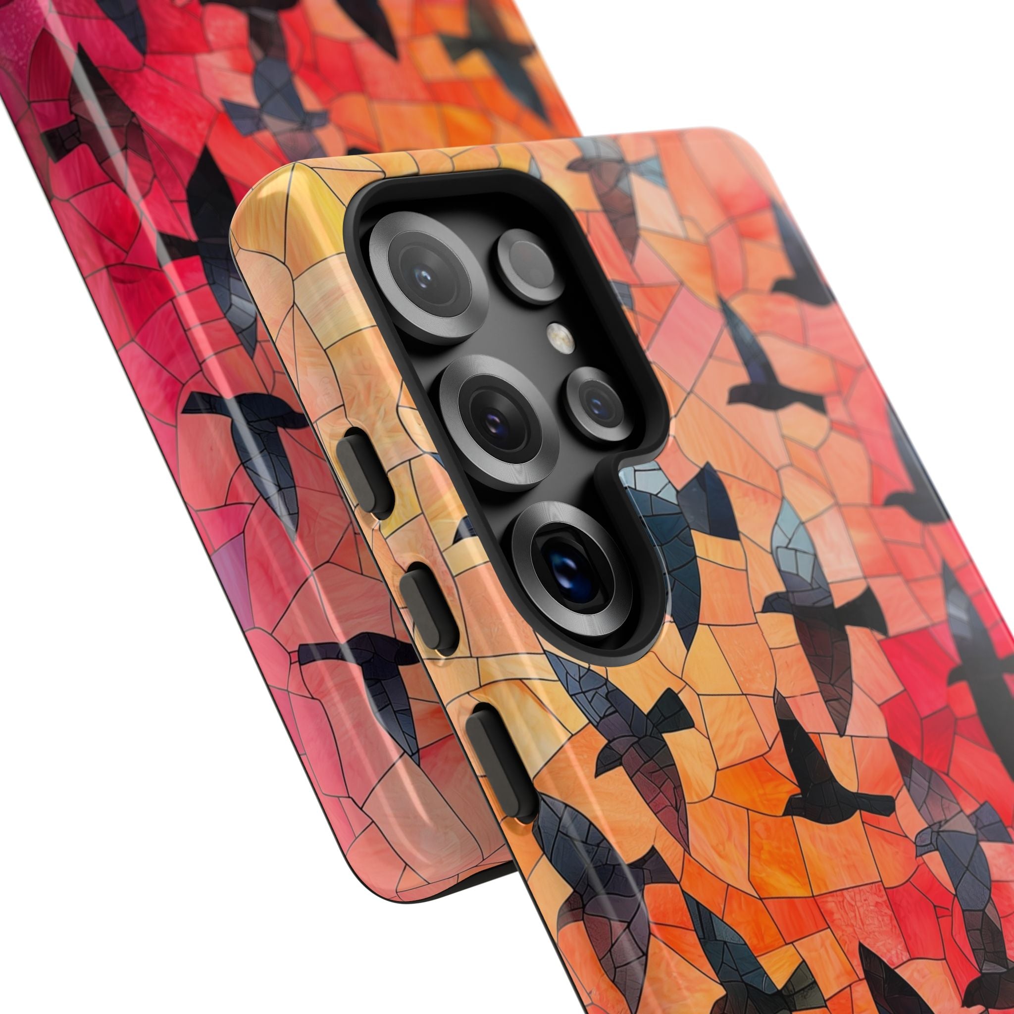 Ember Mosaic Wings · Tough Phone Case for Samsung