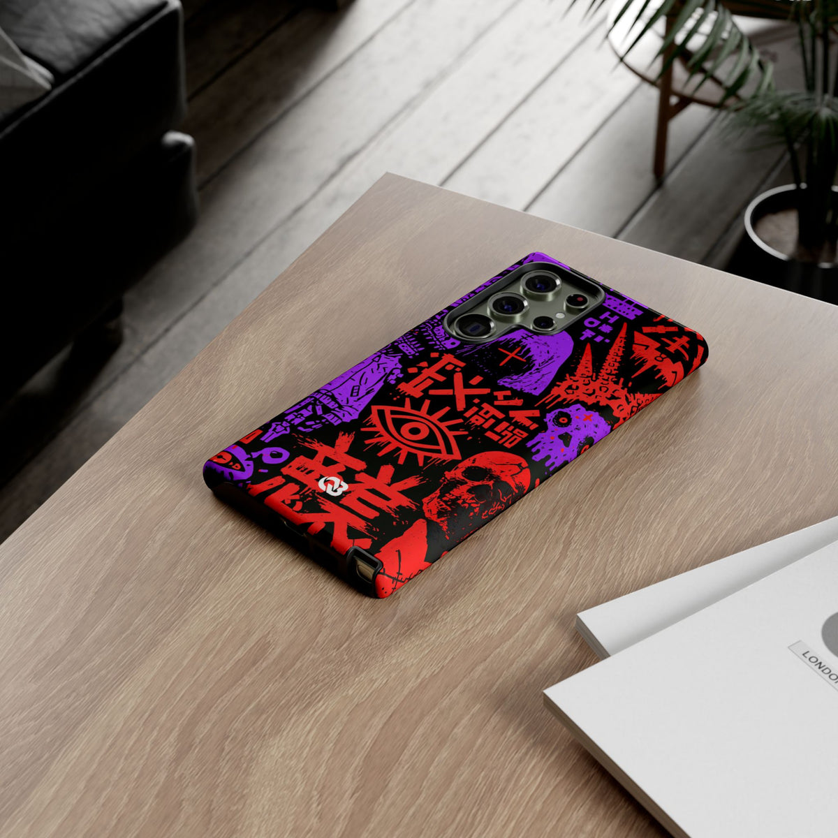 Underground Cyber Glyphs · Tough Phone Case for Samsung · Black