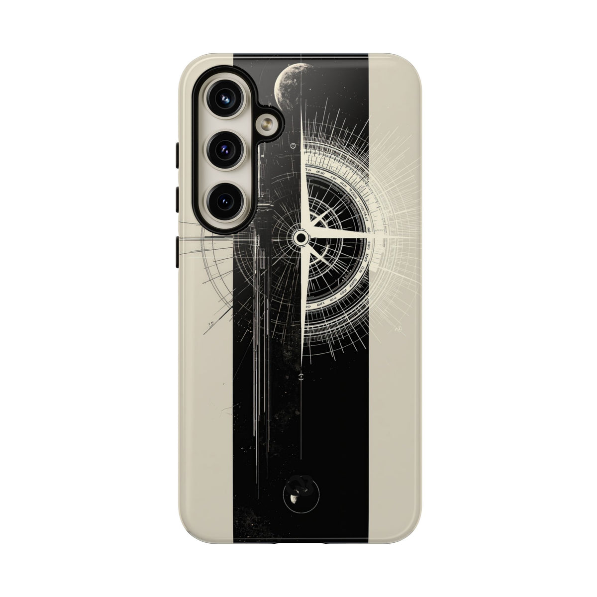 Orbital Meridian · Tough Phone Case for Samsung · Beige