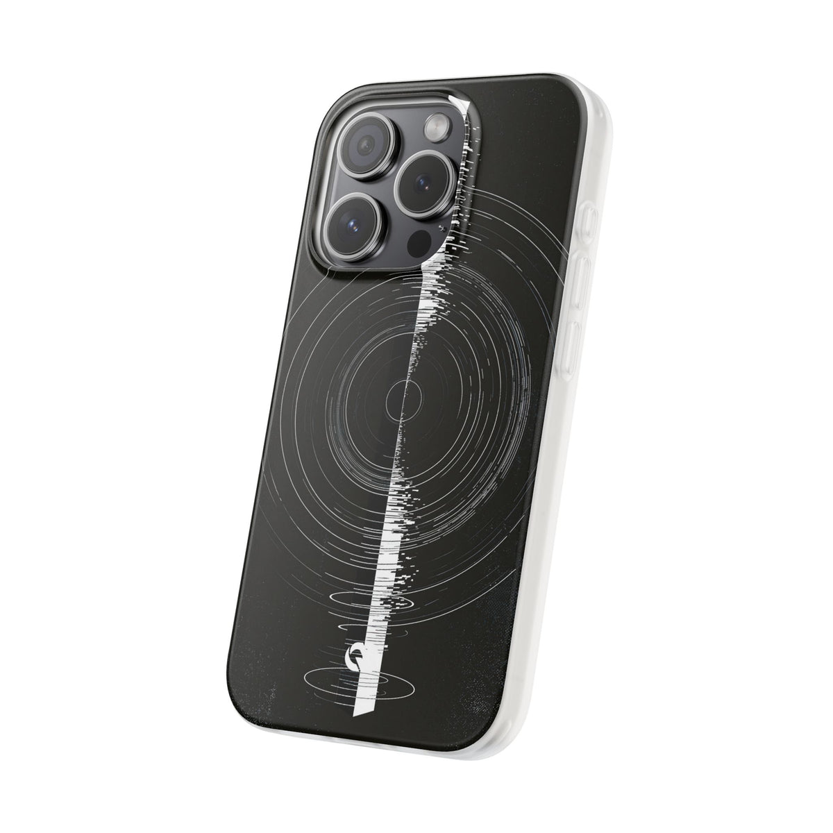 Black Lite Phone Case for iPhone - Obsidian Orbital Signal