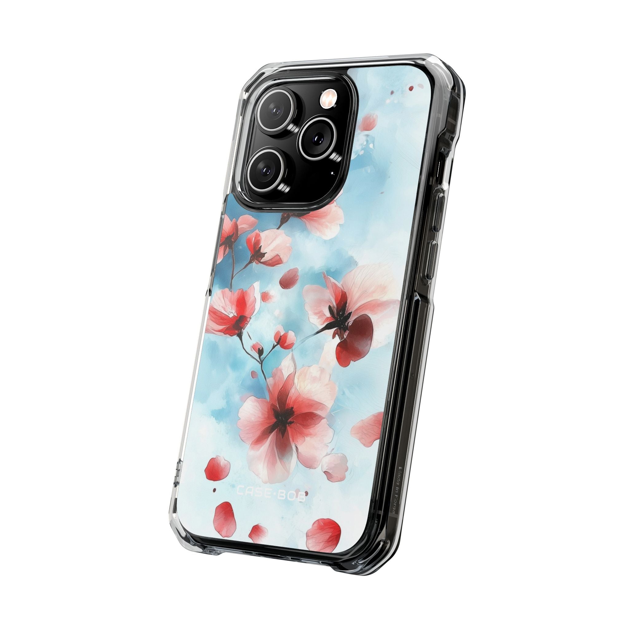 Pink Blossom Drift iPhone 14 Pro Skal - Impact