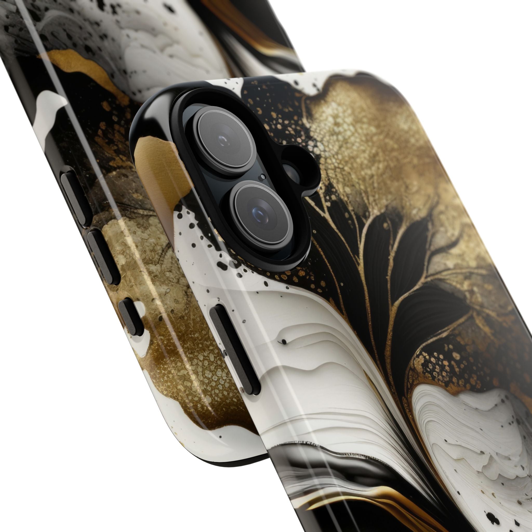 Molten Onyx Gold · Tough Etui na telefon dla iPhone