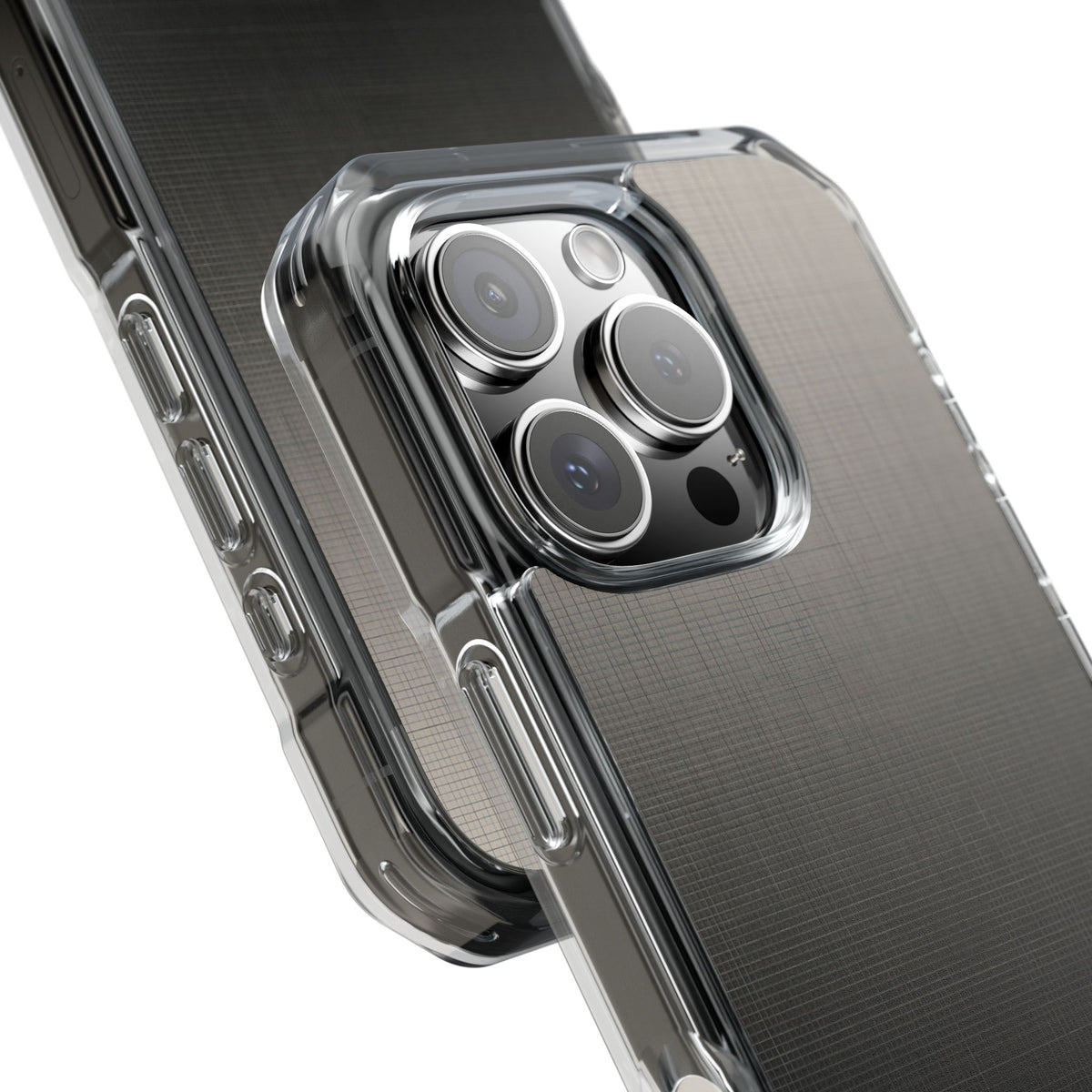 Grey Impact MagSafe Phone Case for iPhone - Faded Sand Mesh