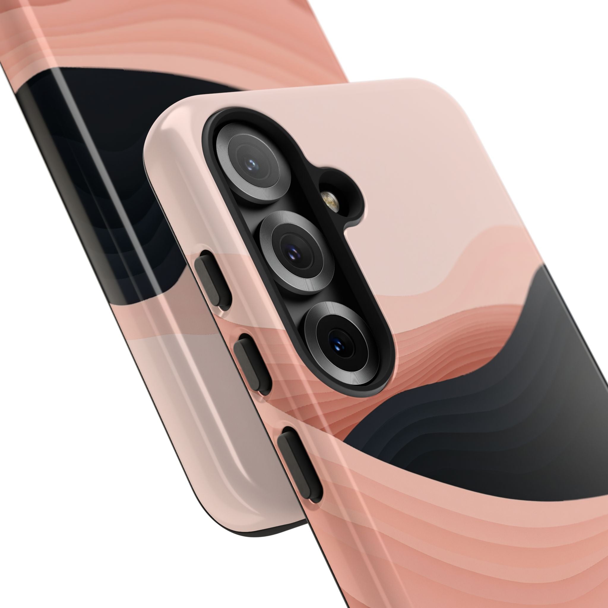 Pink Tough Phone Case for Samsung - Dune Shadow Layers