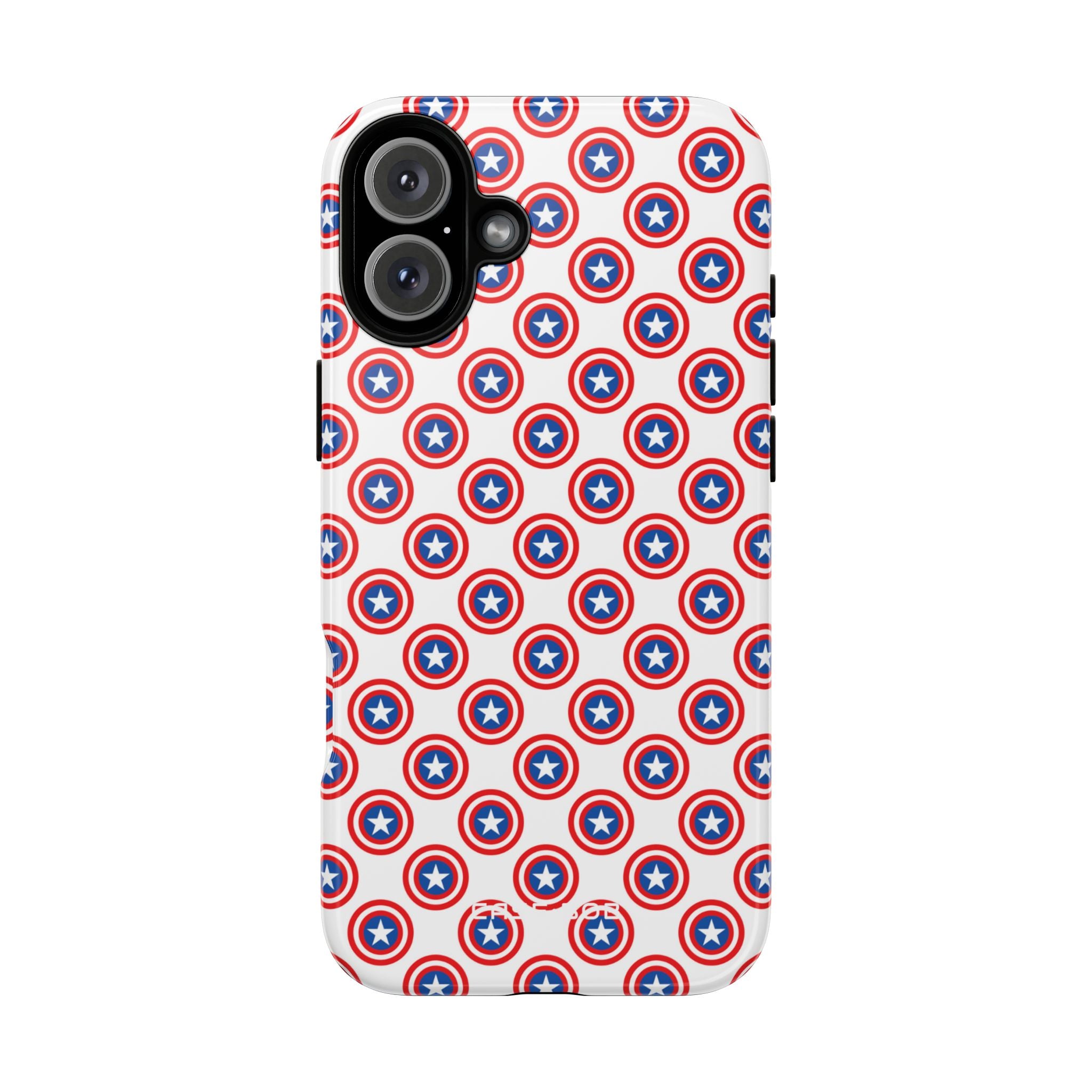 Star Shield Pattern iPhone 16 Plus Case - Tough