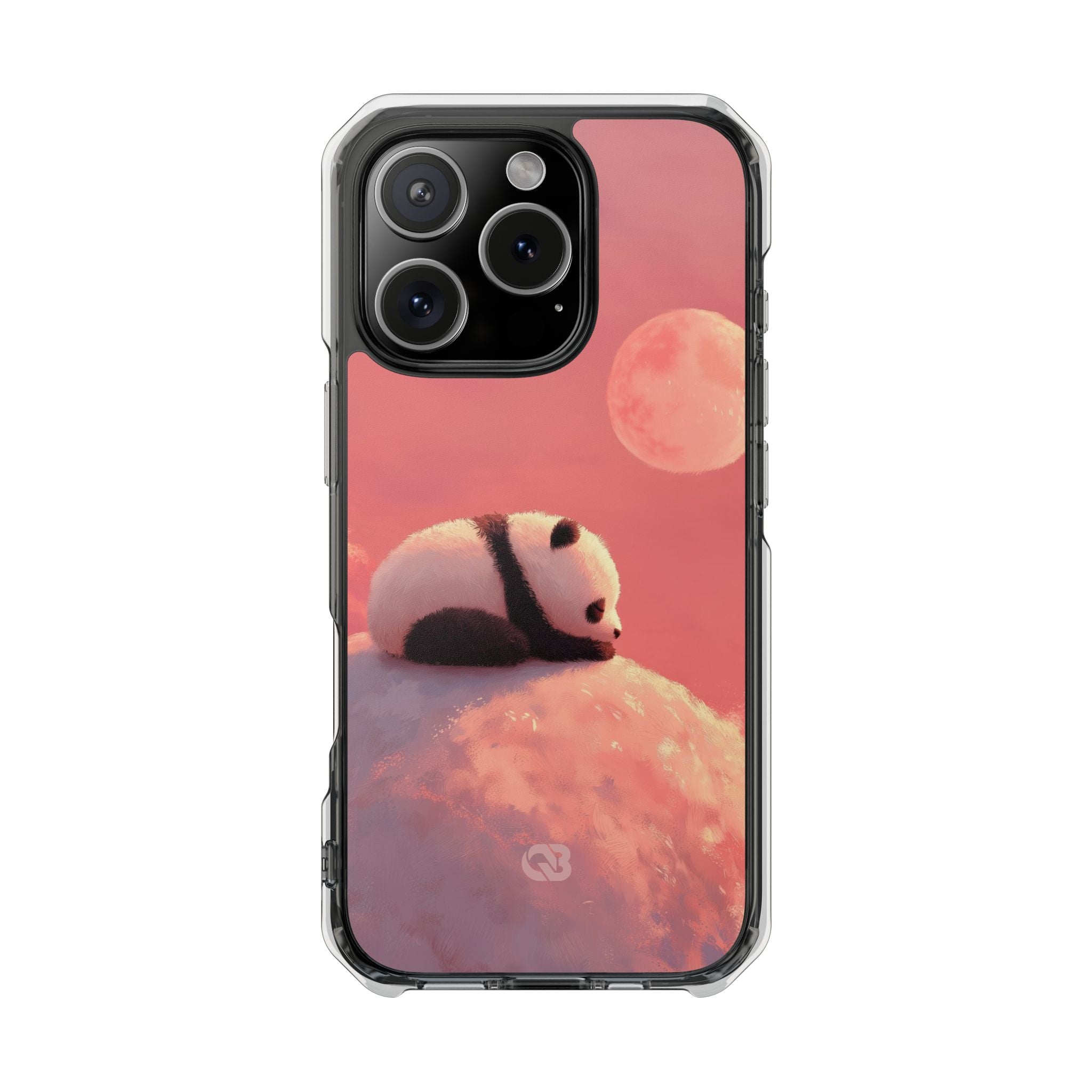 Rose Moon Panda · Impact Coque de téléphone pour iPhone · Magsafe