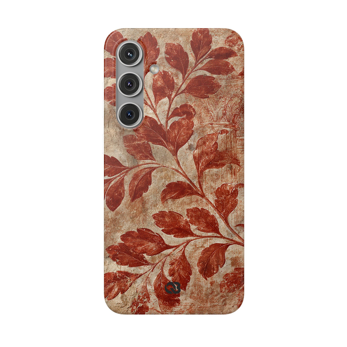 Terracotta Botanical Fresco · Lite Phone Case for Samsung · Red