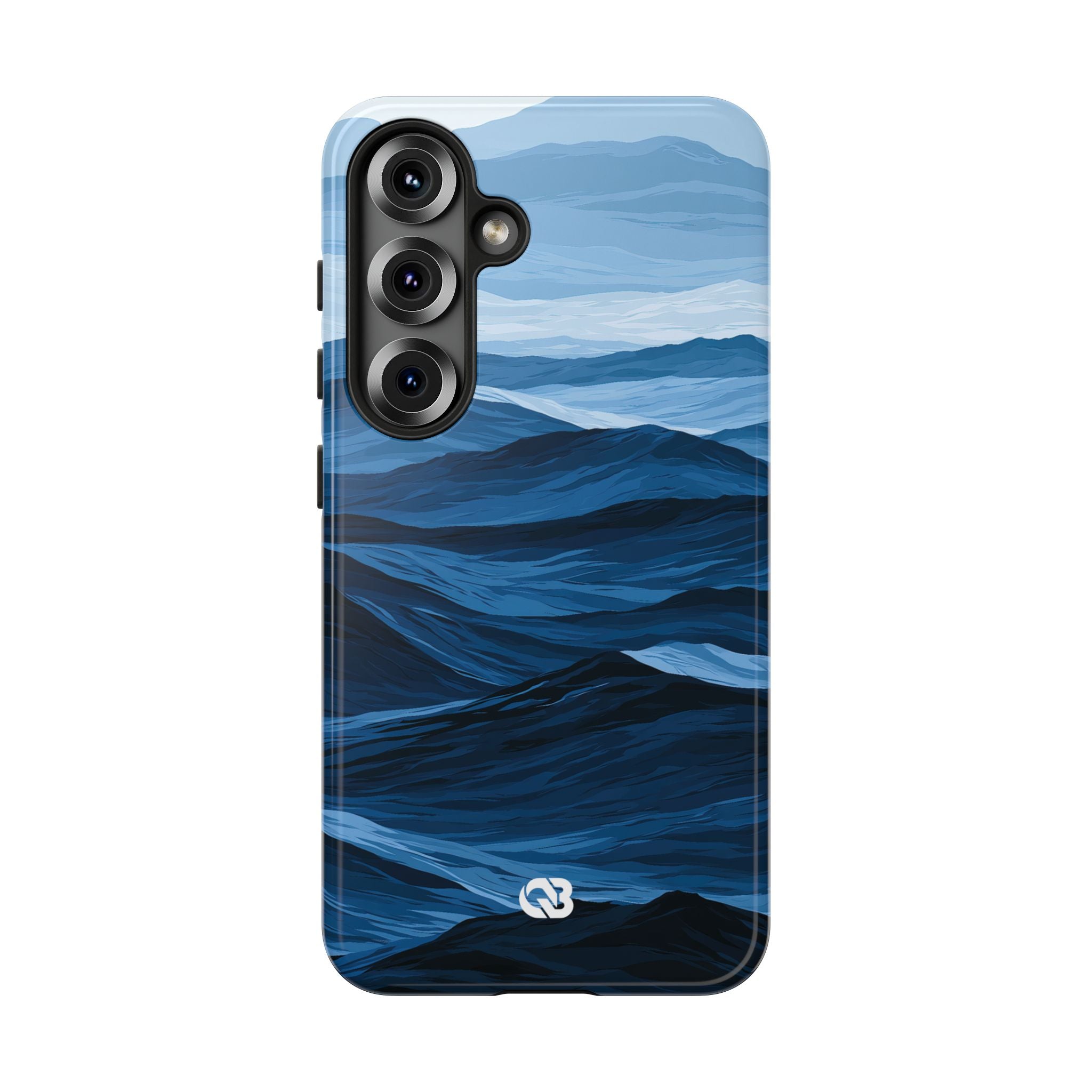 Blue Tough Phone Case for Samsung - Cobalt Ridge Tides