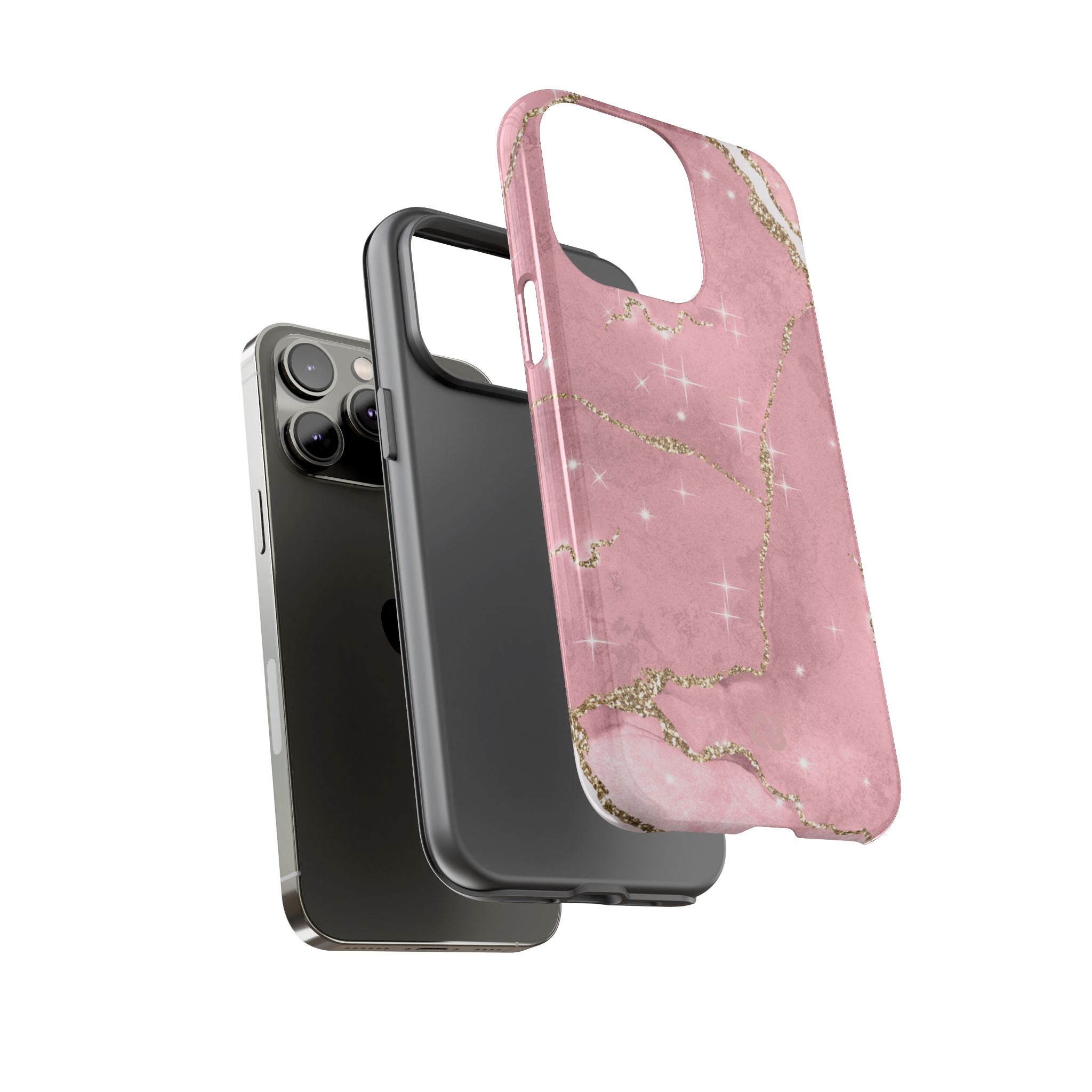 Rose Sparkle Marble · Tough Phone Case for iPhone