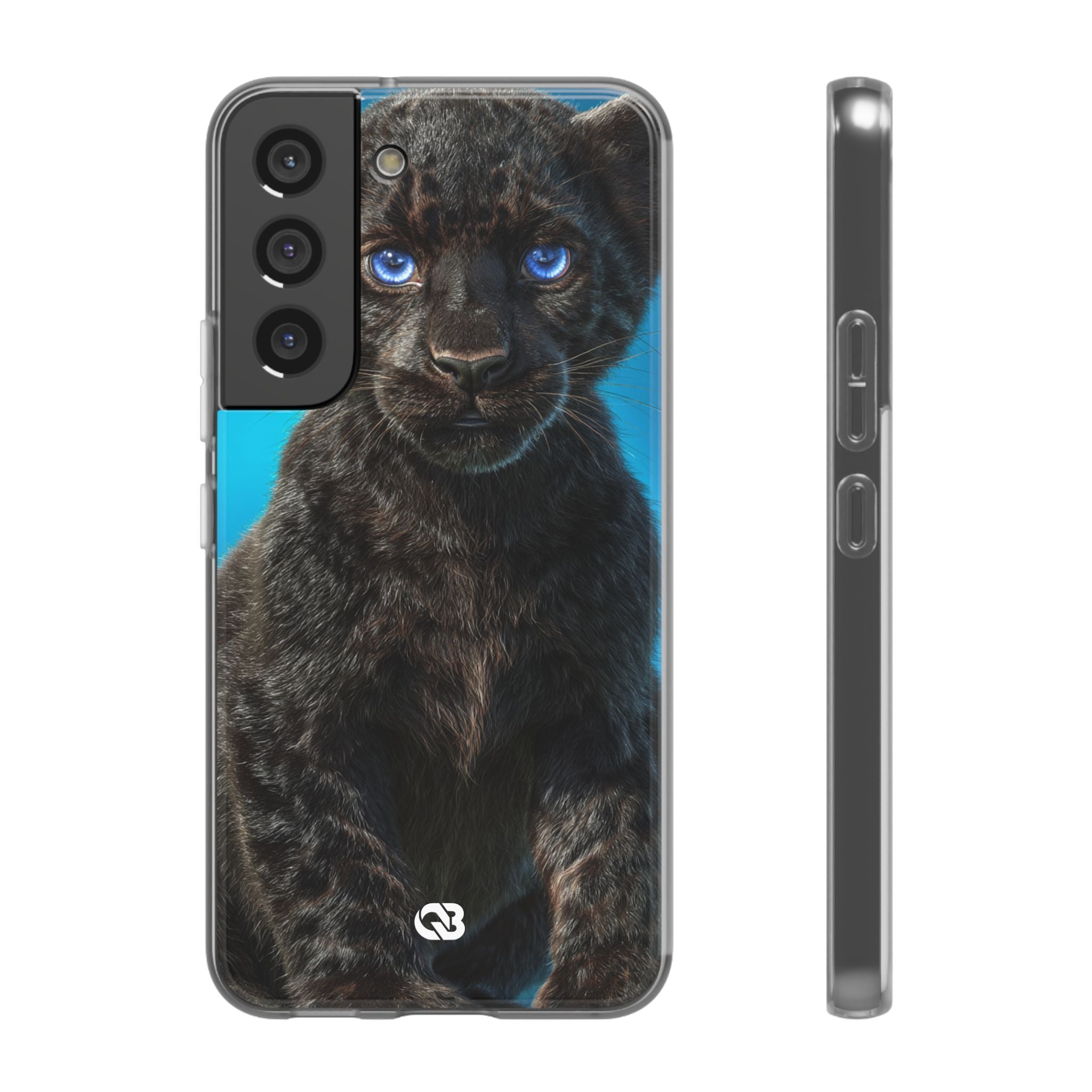 Sapphire Gaze Panther · Soft Mobilskal för Samsung