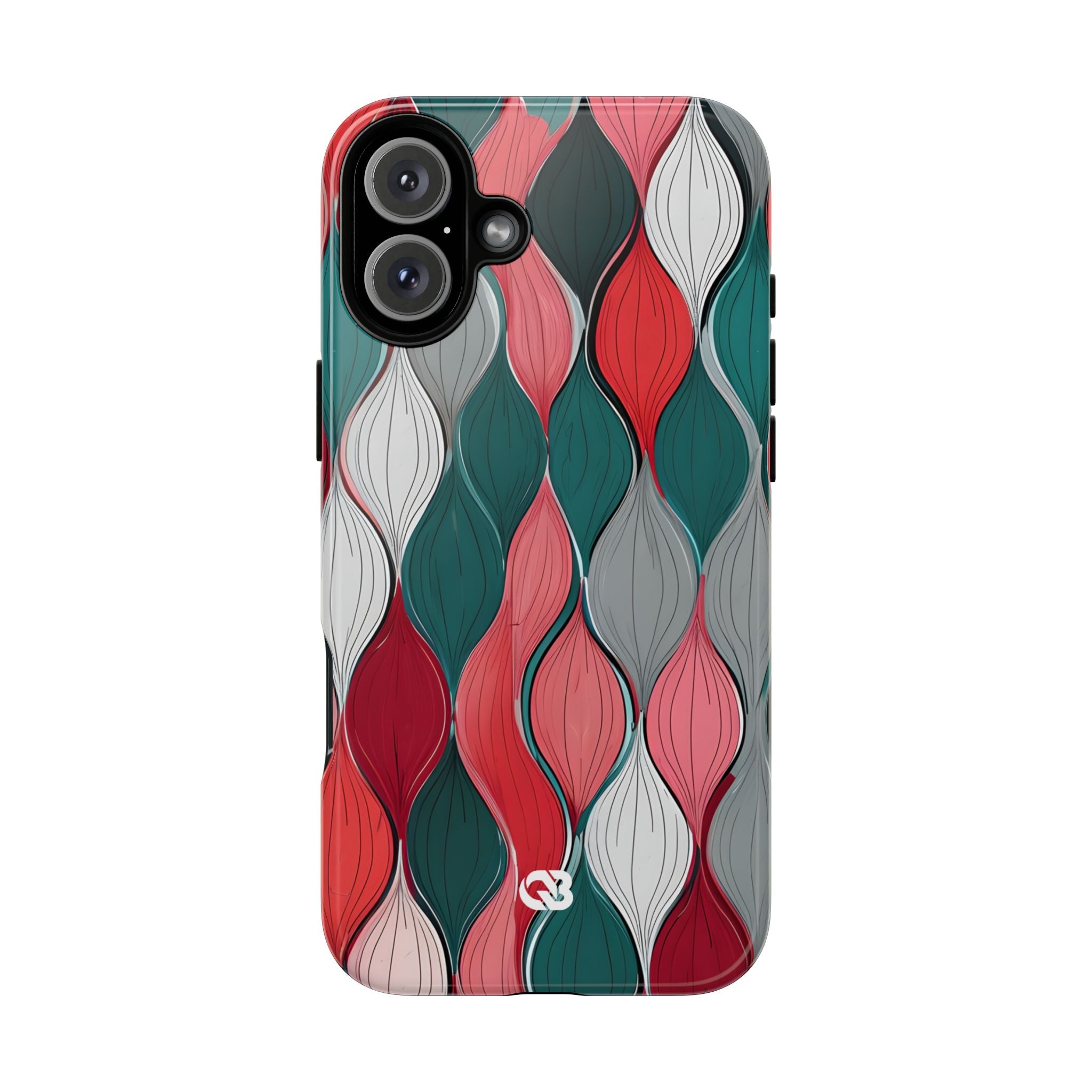 Slate Rose Ripple · Tough Phone Case for iPhone