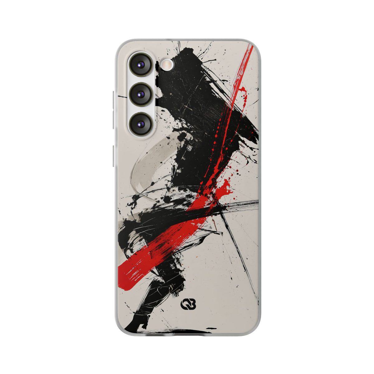 Crimson Sumi Slash · Lite Phone Case for Samsung · White