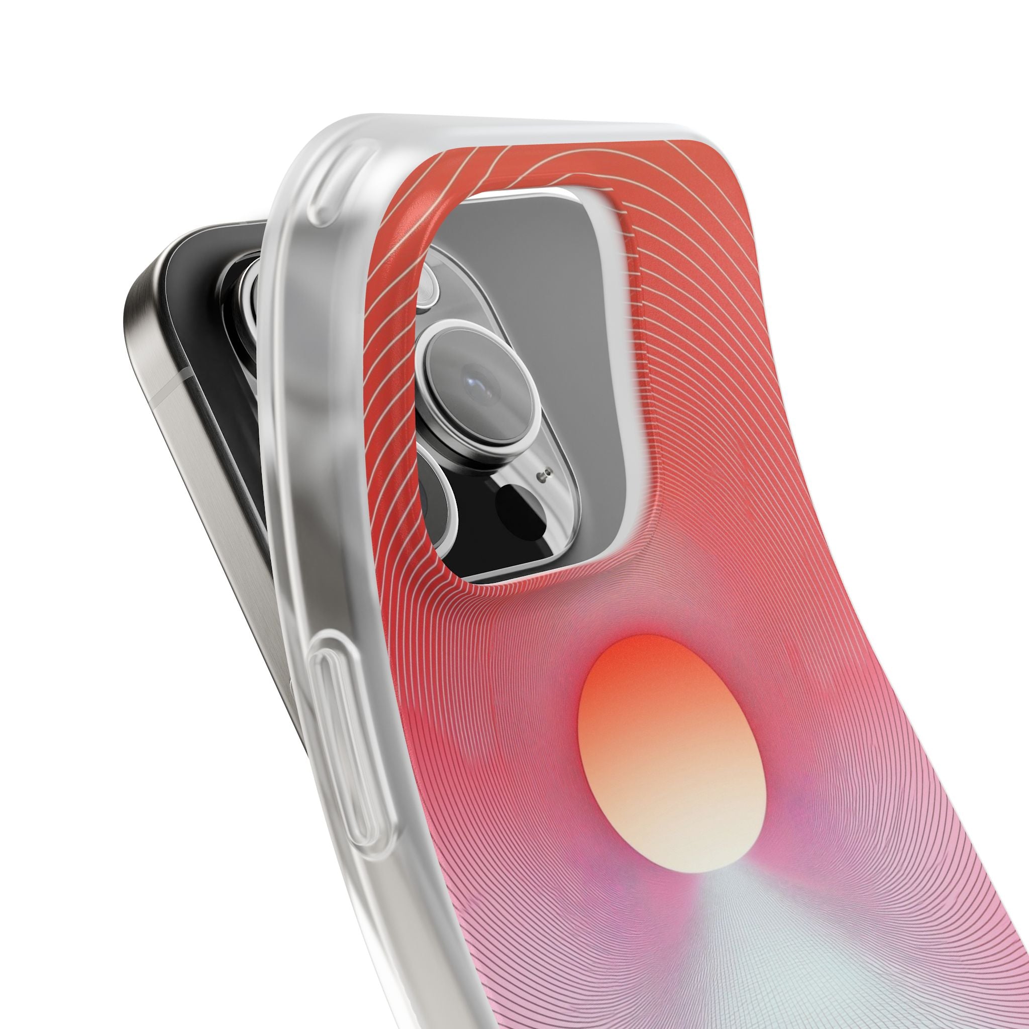 Orange Portal iPhone 16 Pro Case - Soft