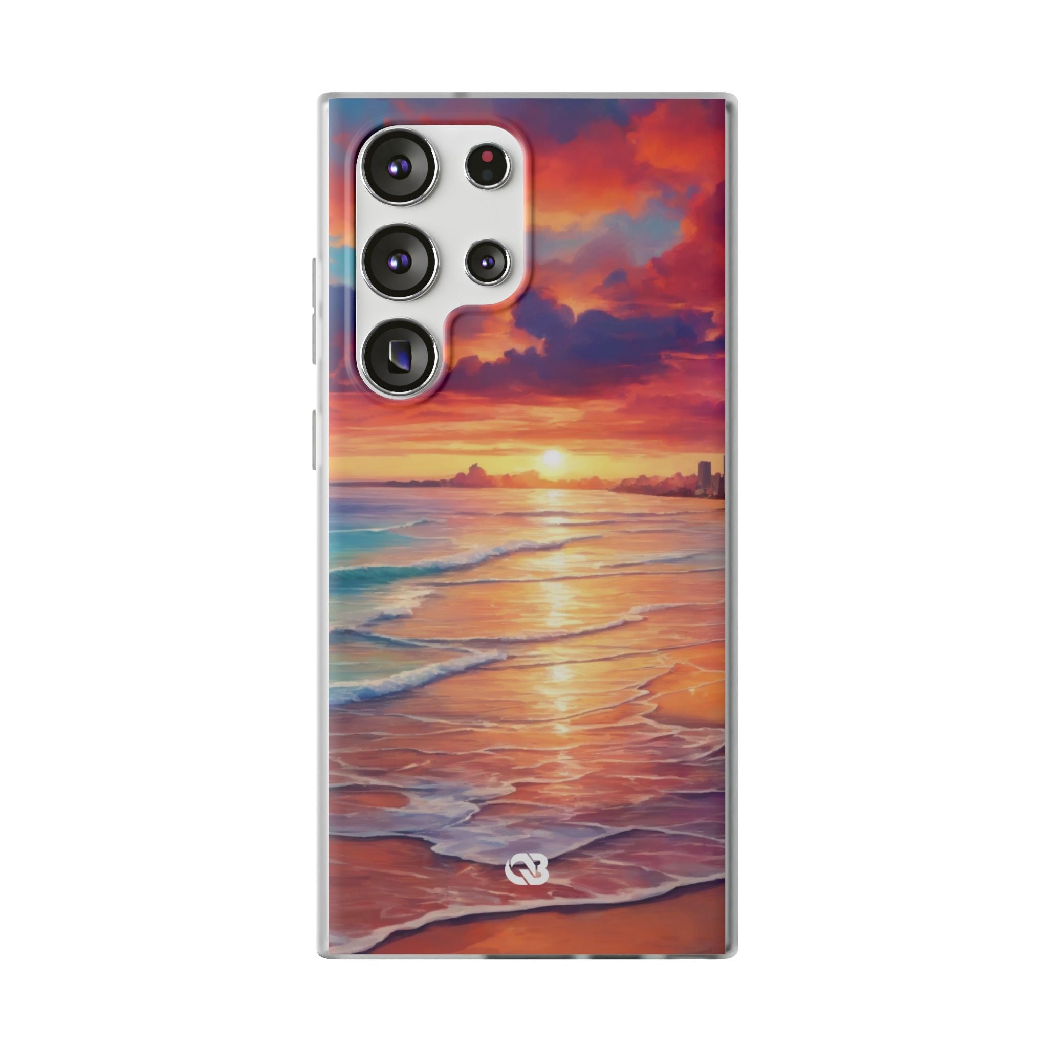 Crimson Shore Horizon · Soft Handyhülle für Samsung