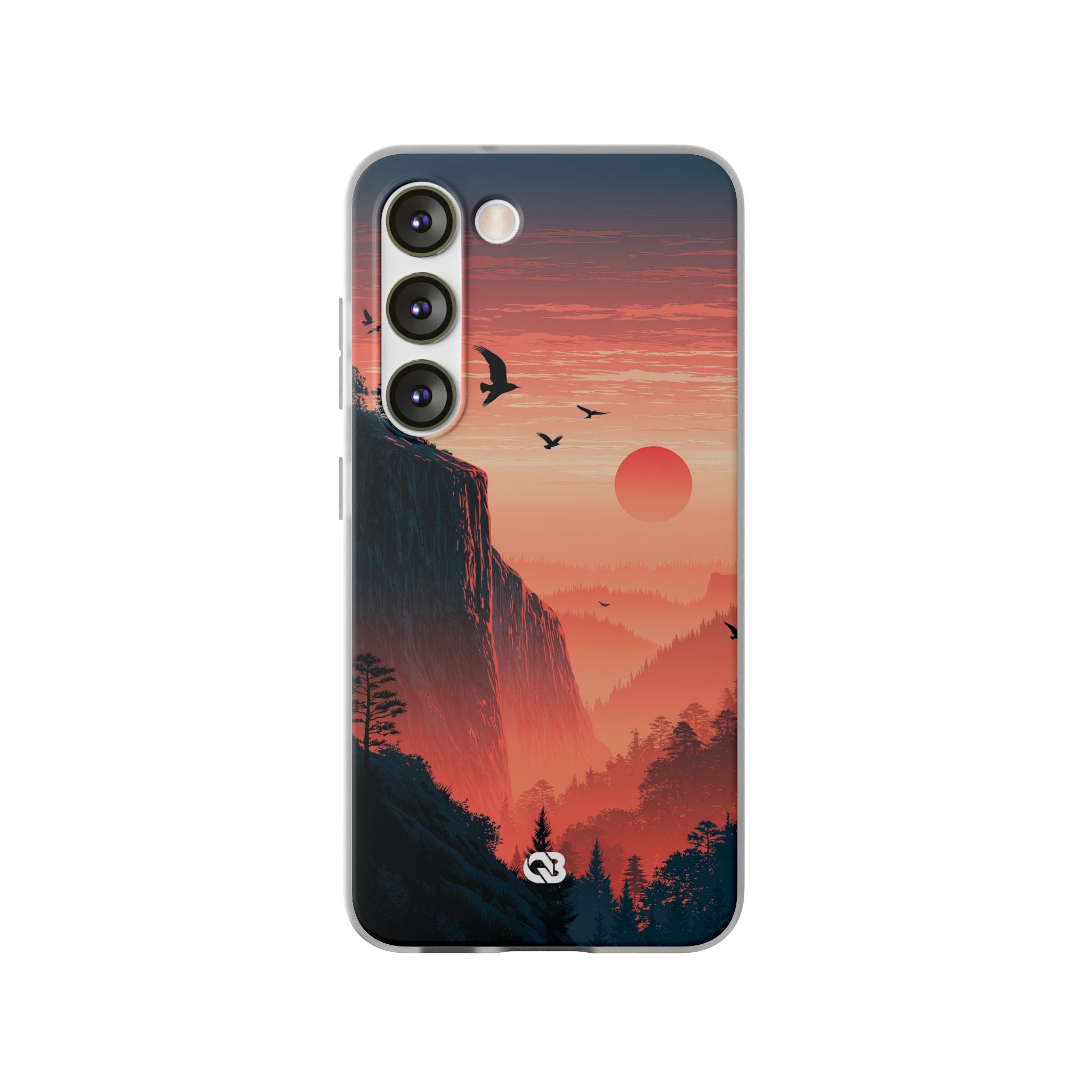 Orange Lite Phone Case for Samsung - Crimson Ridge Flight