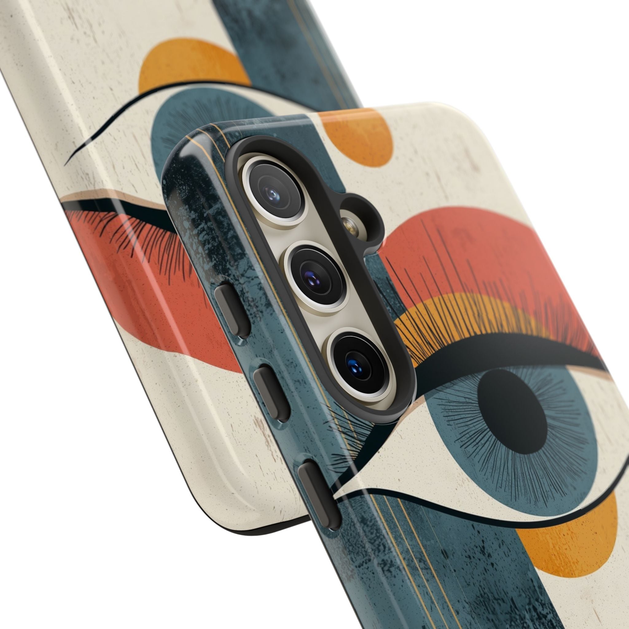 Distressed Azure Ocular · Tough Handyhülle für Samsung