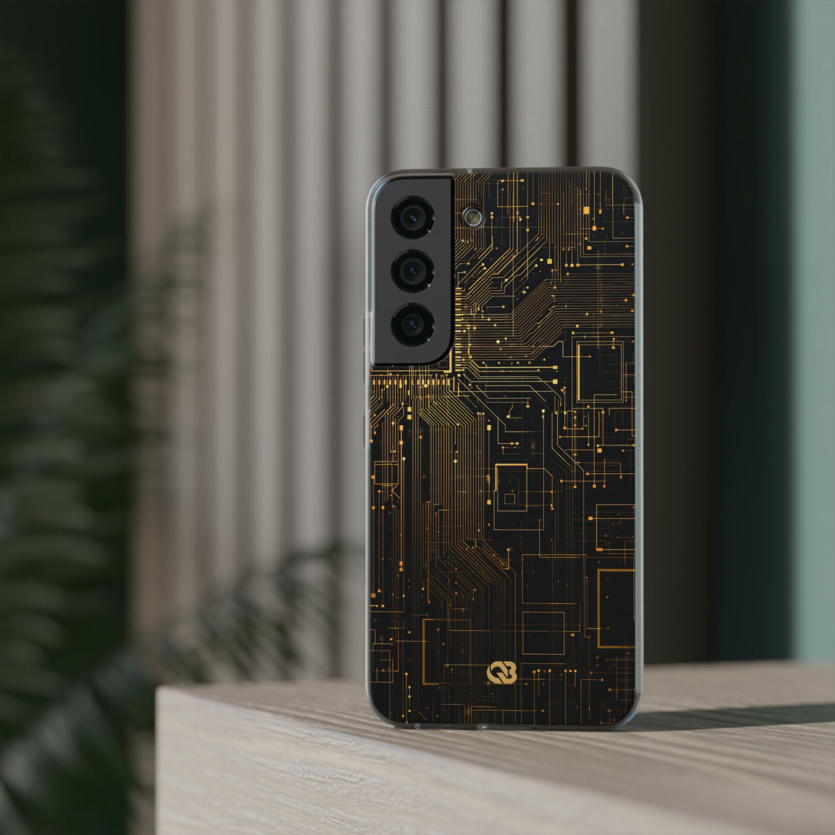 Gold Lite Phone Case for Samsung - Amber Core Mainframe