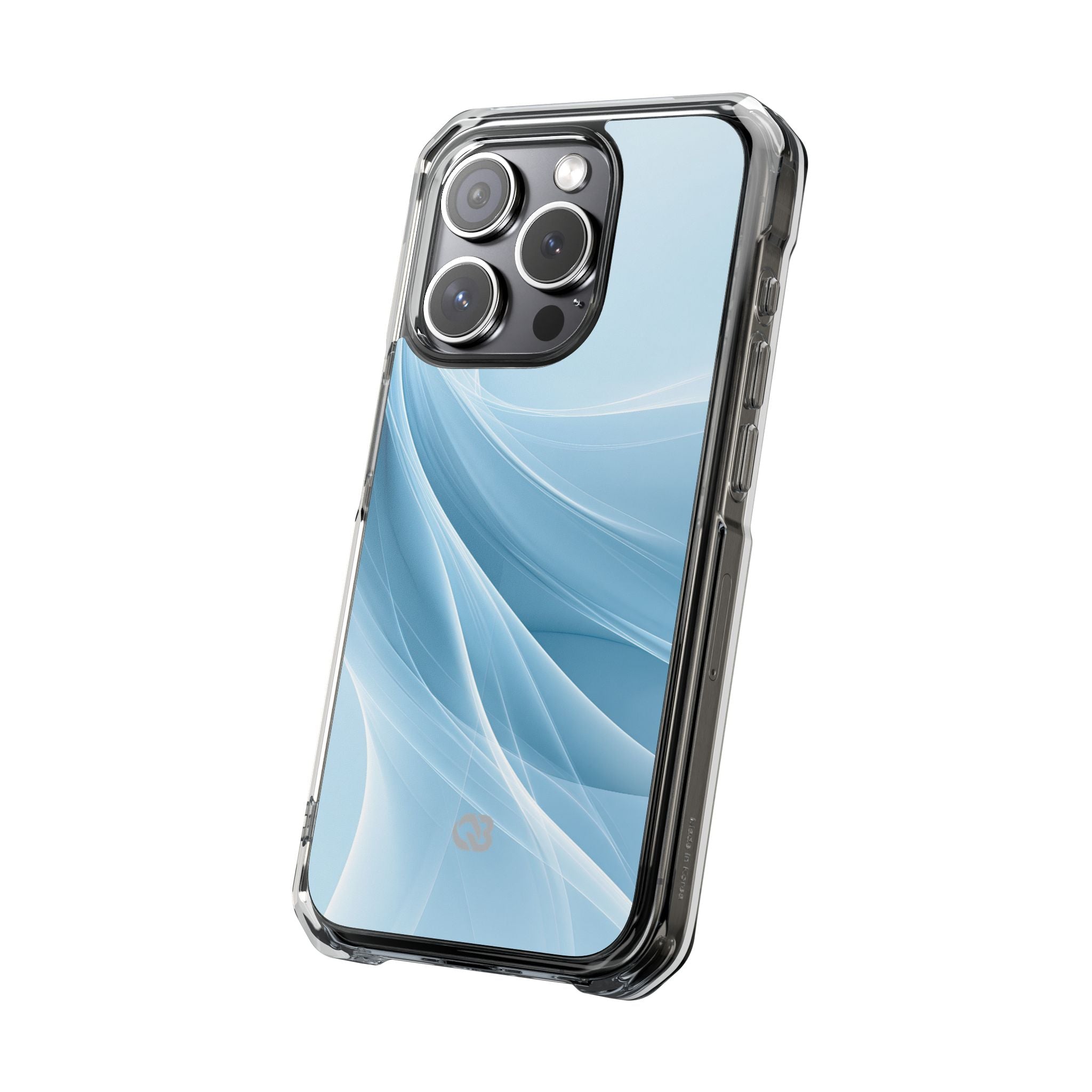 Blue Impact MagSafe Phone Case for iPhone - Arctic Silk Drift