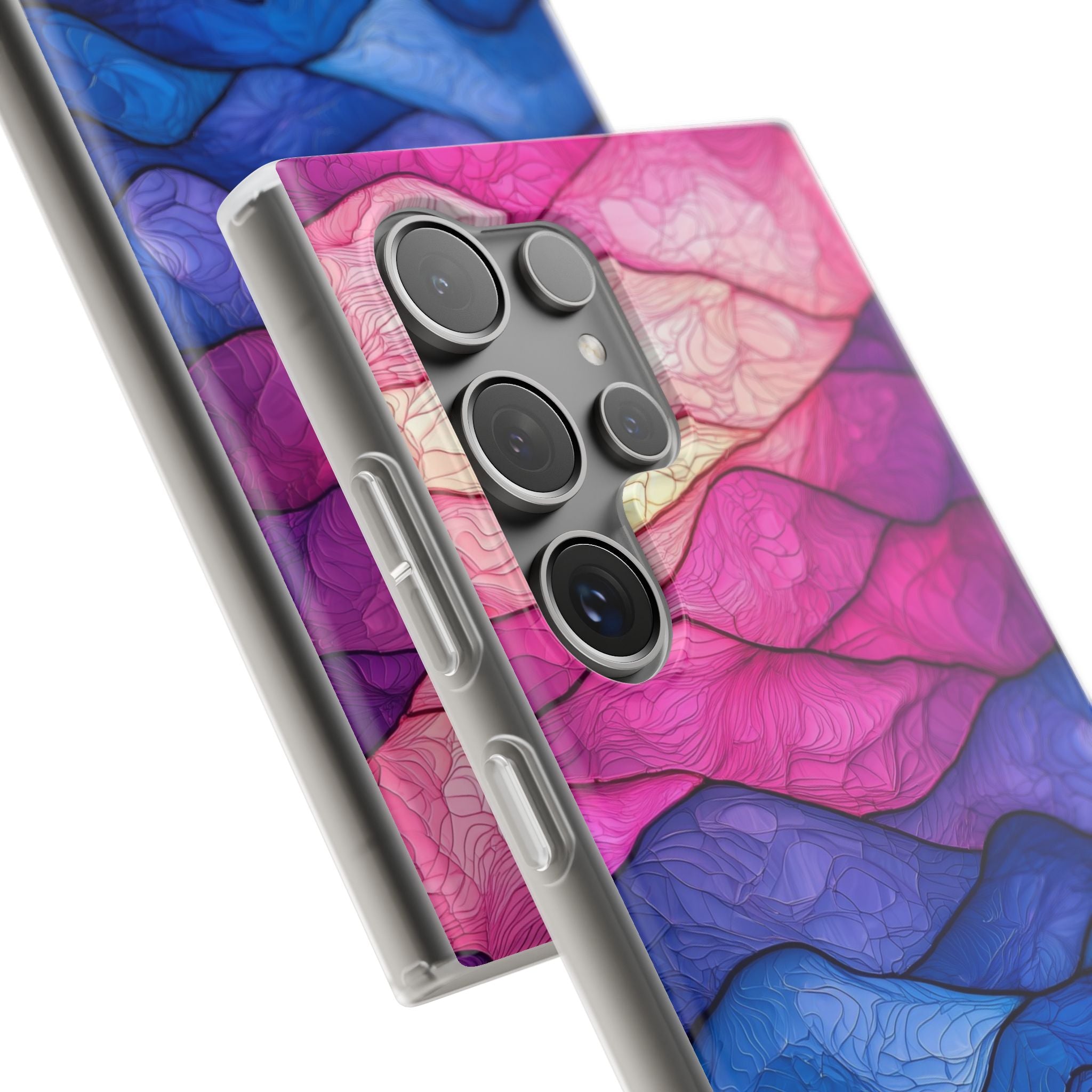 Electric Ridge Flow · Soft Phone Case for Samsung