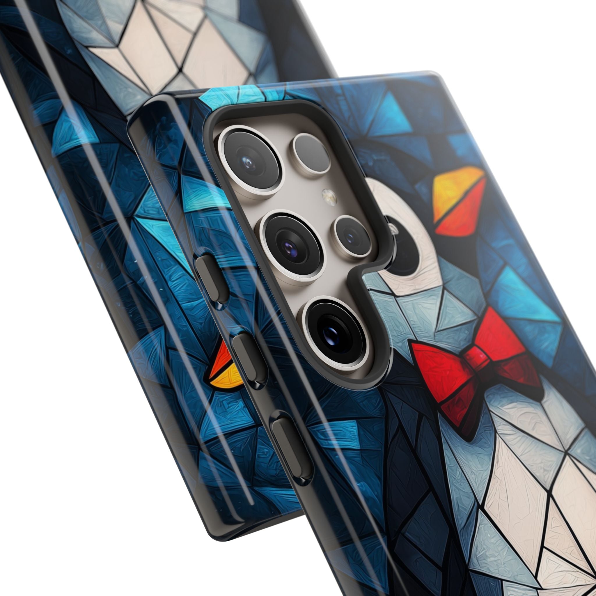 Mosaic Bowtie Penguin · Tough Hoesje voor Samsung