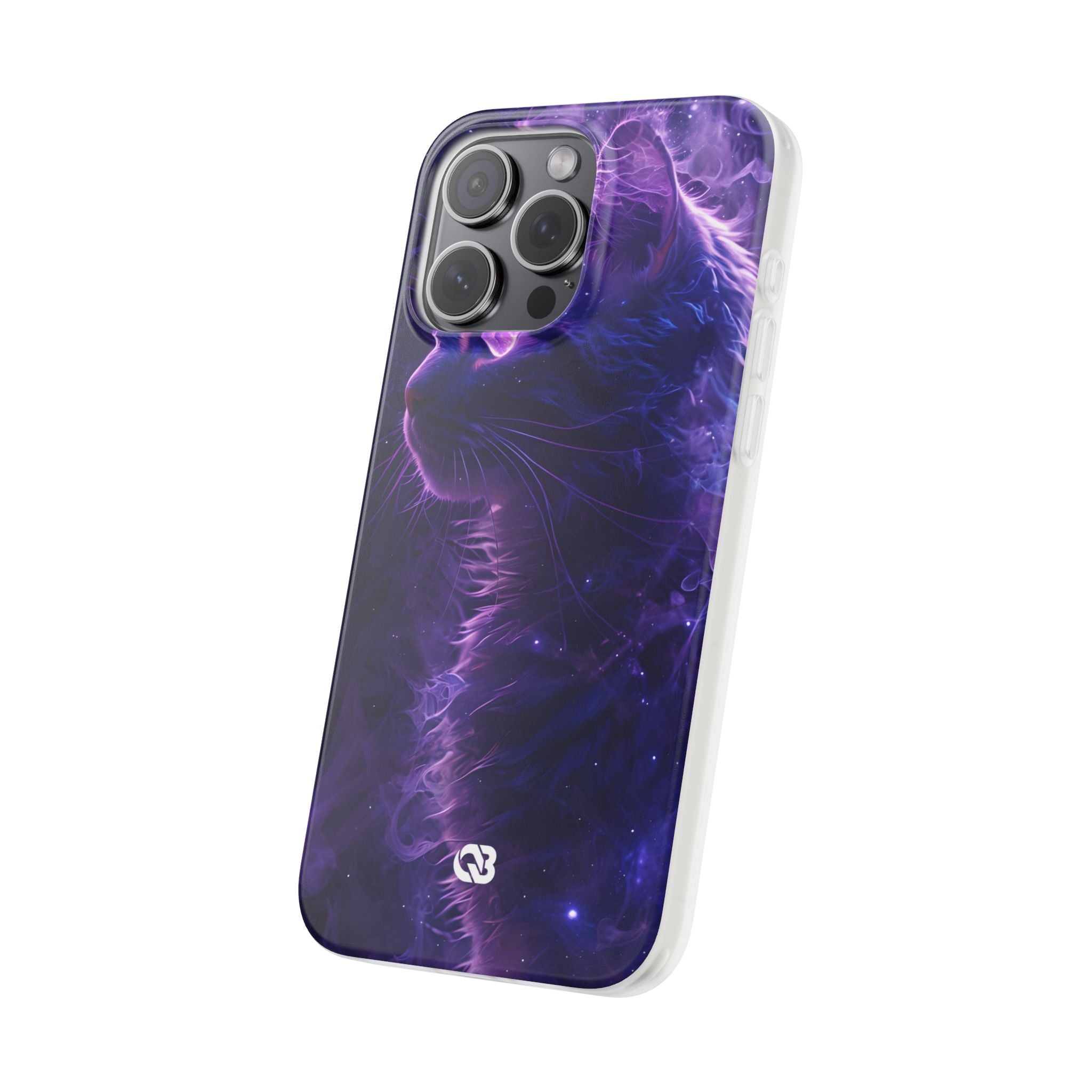 Purple Void Feline · Soft Custodia per iPhone